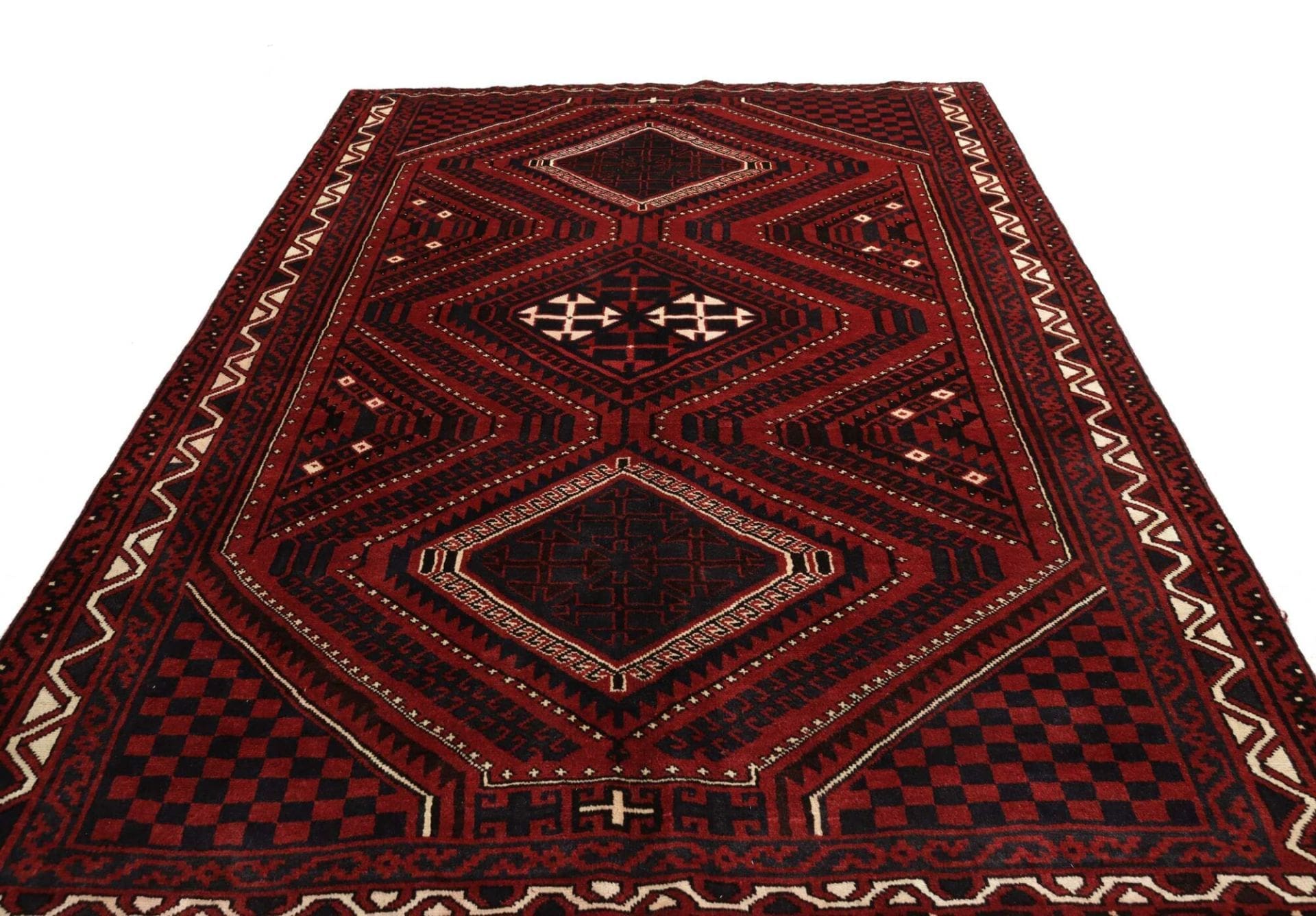 Loribaft Perserteppich 223 × 307 cm aus Wolle, handgeknüpft