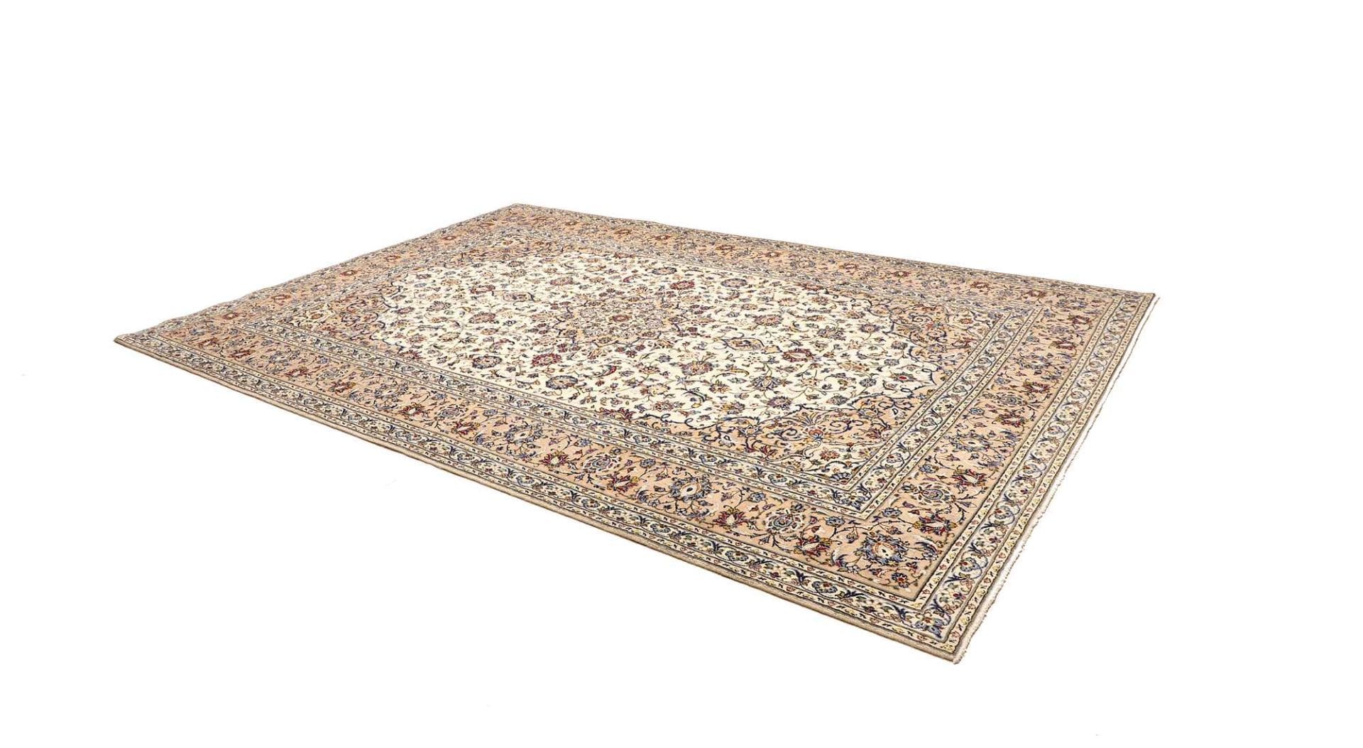 Kashan Perserteppich aus Iran, 205 × 322 cm