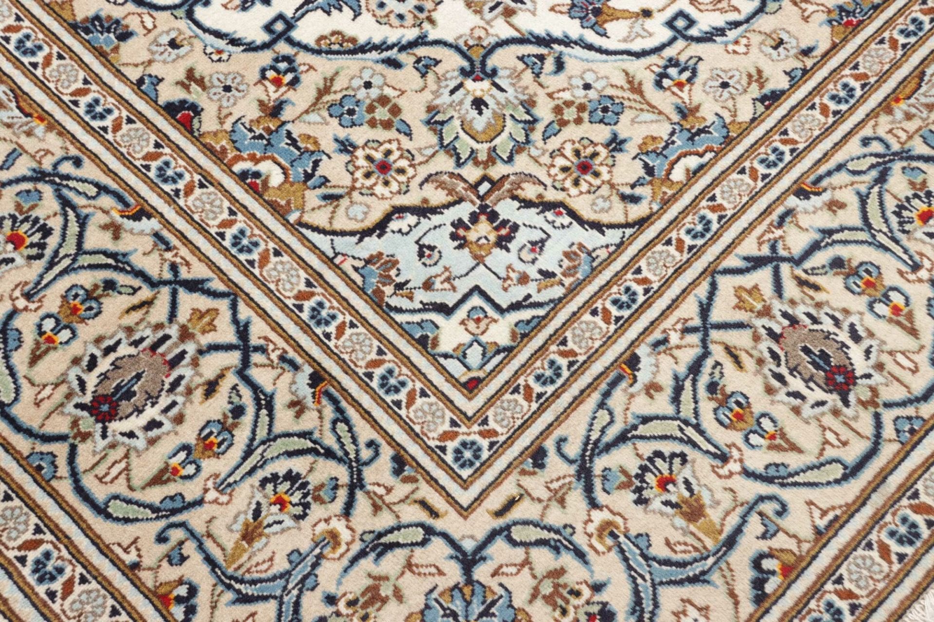 Kashan Perserteppich 203 × 296 cm aus Wolle, handgeknüpft
