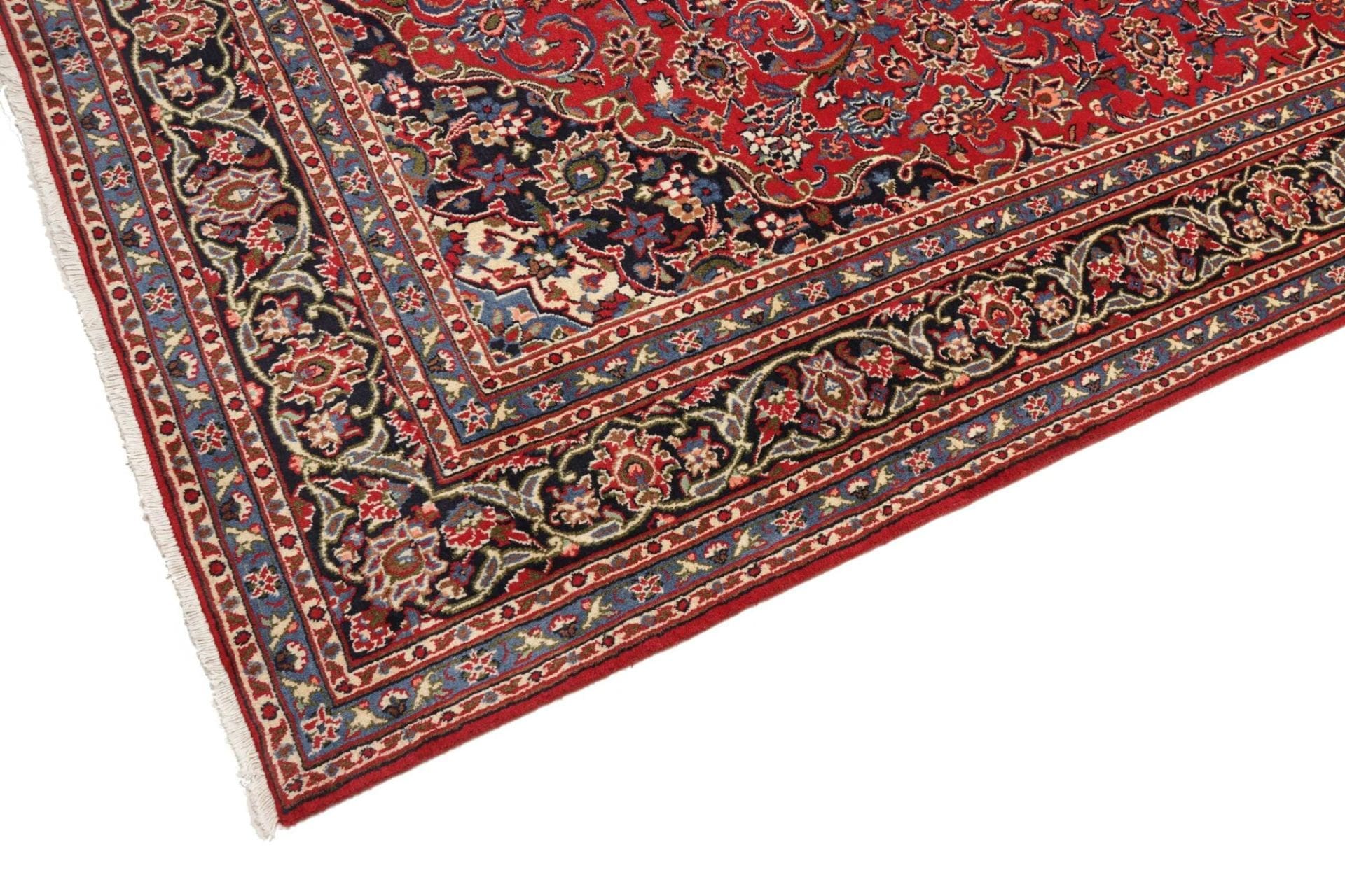 Kashan Perserteppich aus Iran, 199 × 301 cm