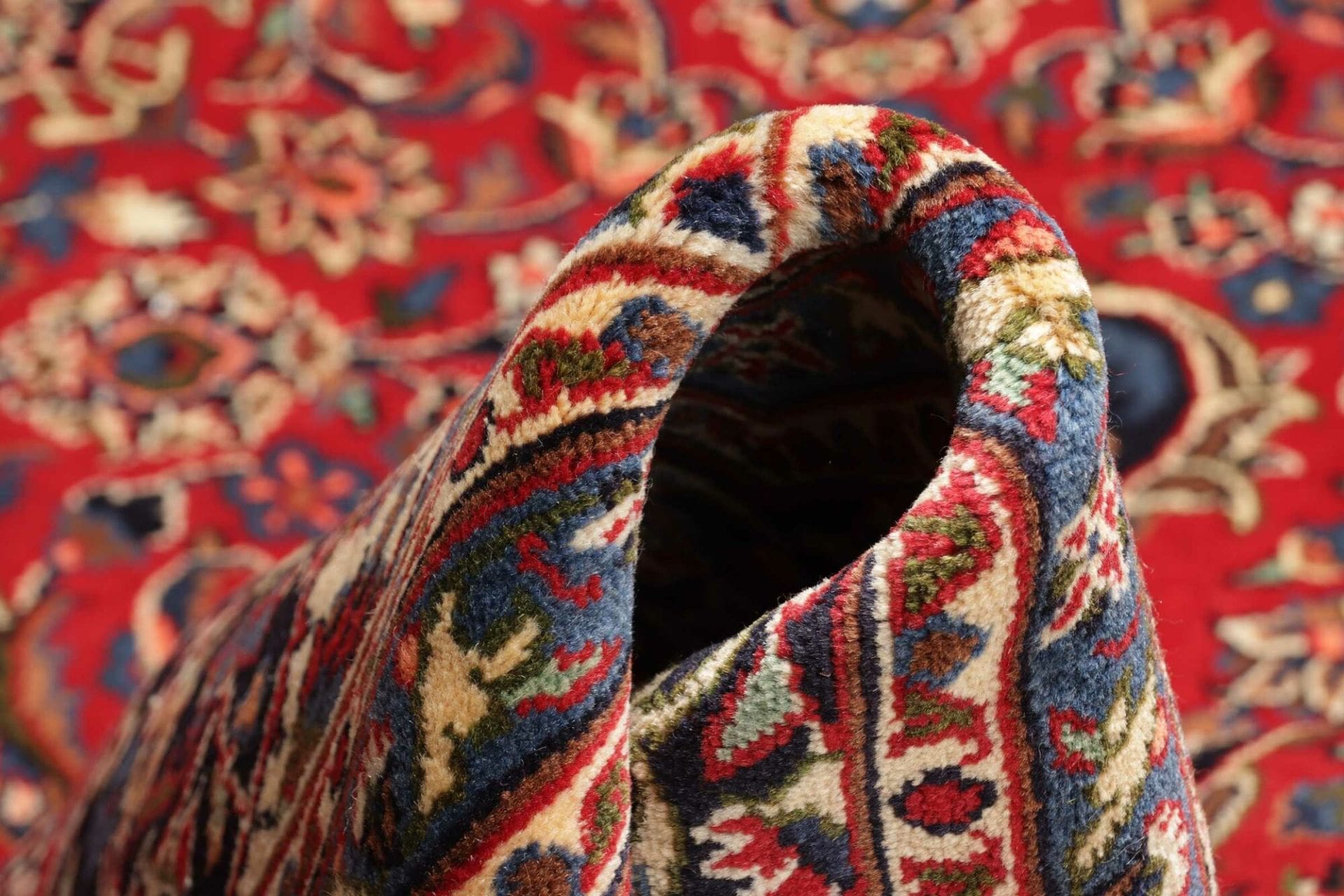 Kashan Perserteppich aus Iran, 199 × 301 cm
