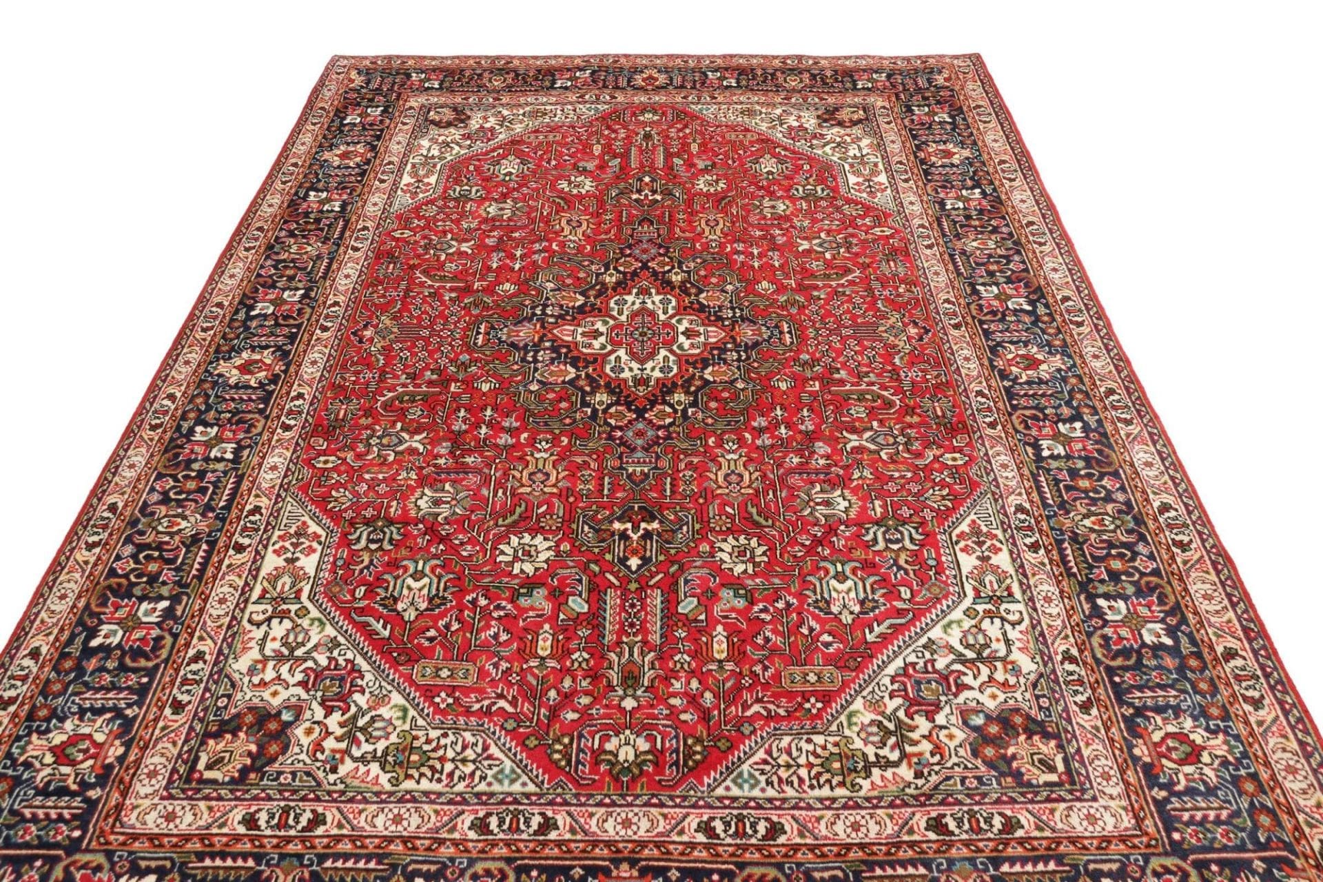 Handgeknüpfter Täbriz Perserteppich 209 × 300 cm