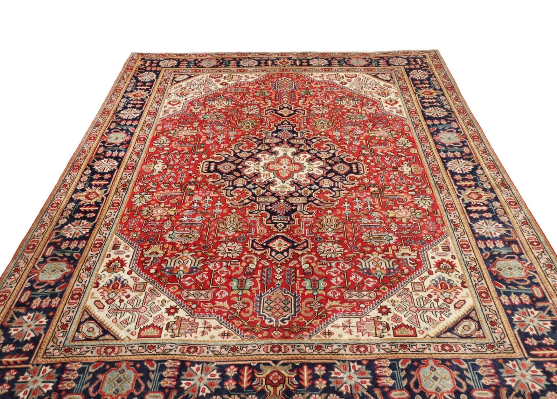 Handgeknüpfter Täbriz Perserteppich 203 × 293 cm