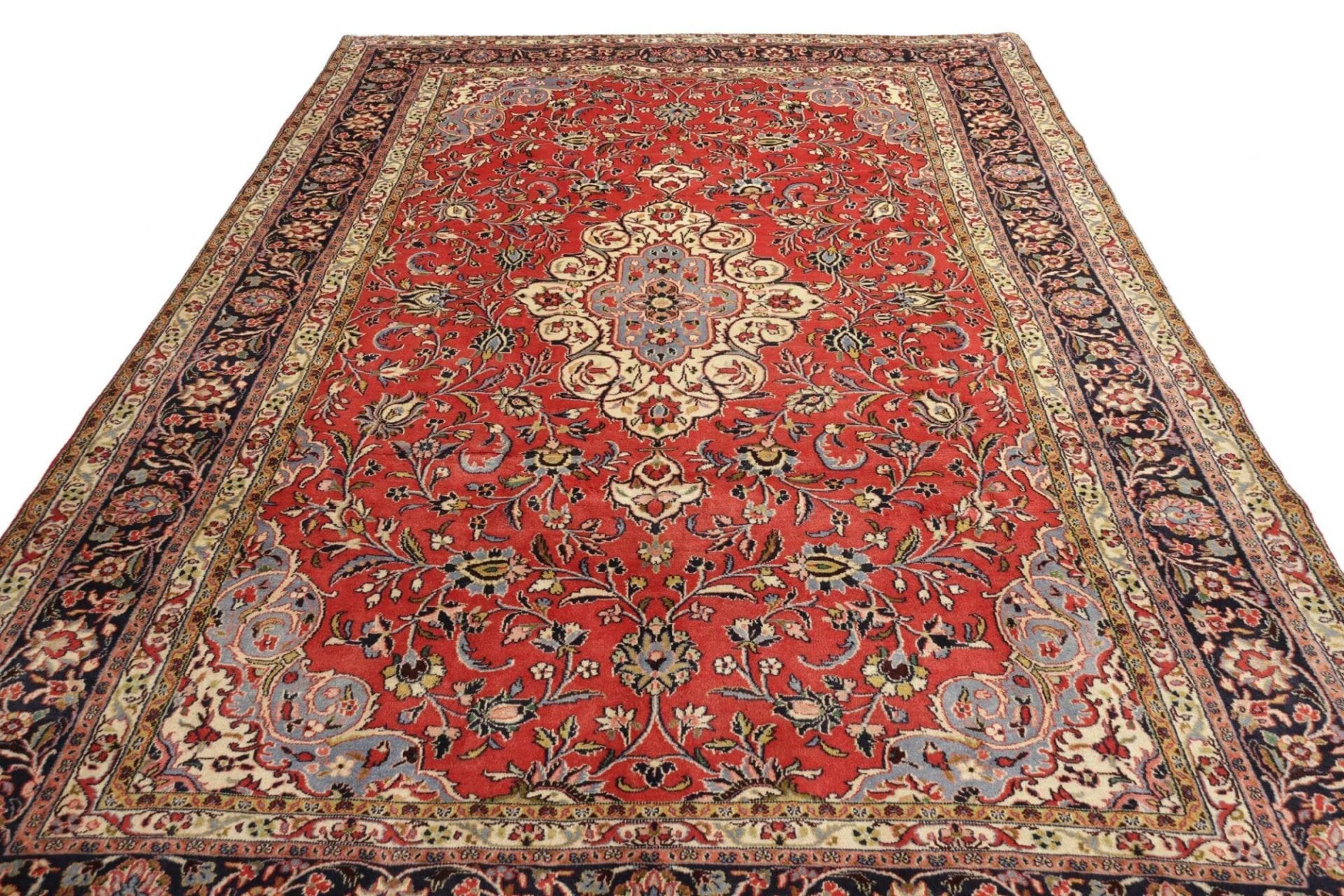 Hamadan Herati Perserteppich aus Iran, 213 × 324 cm