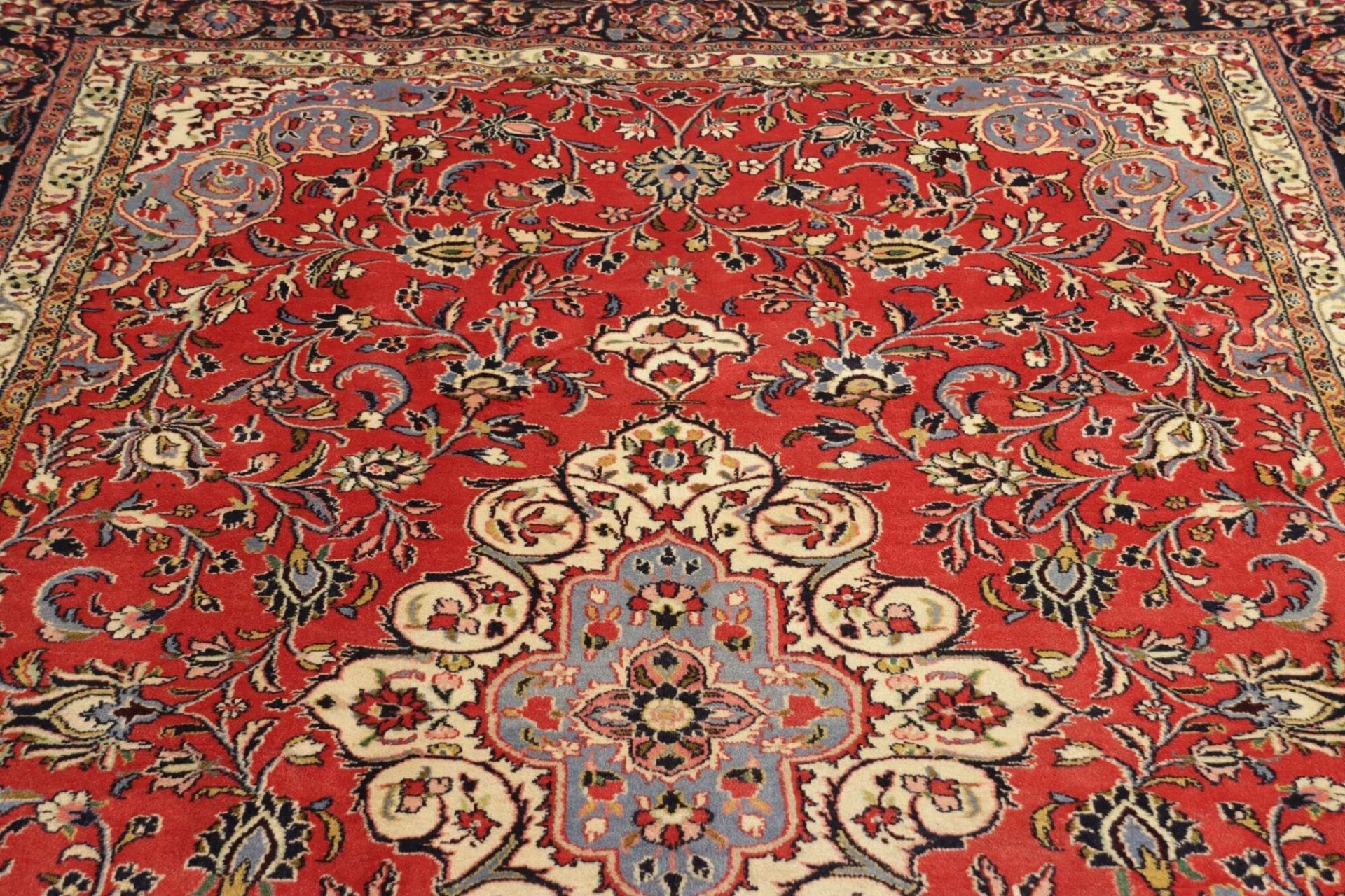 Hamadan Herati Perserteppich aus Iran, 213 × 324 cm
