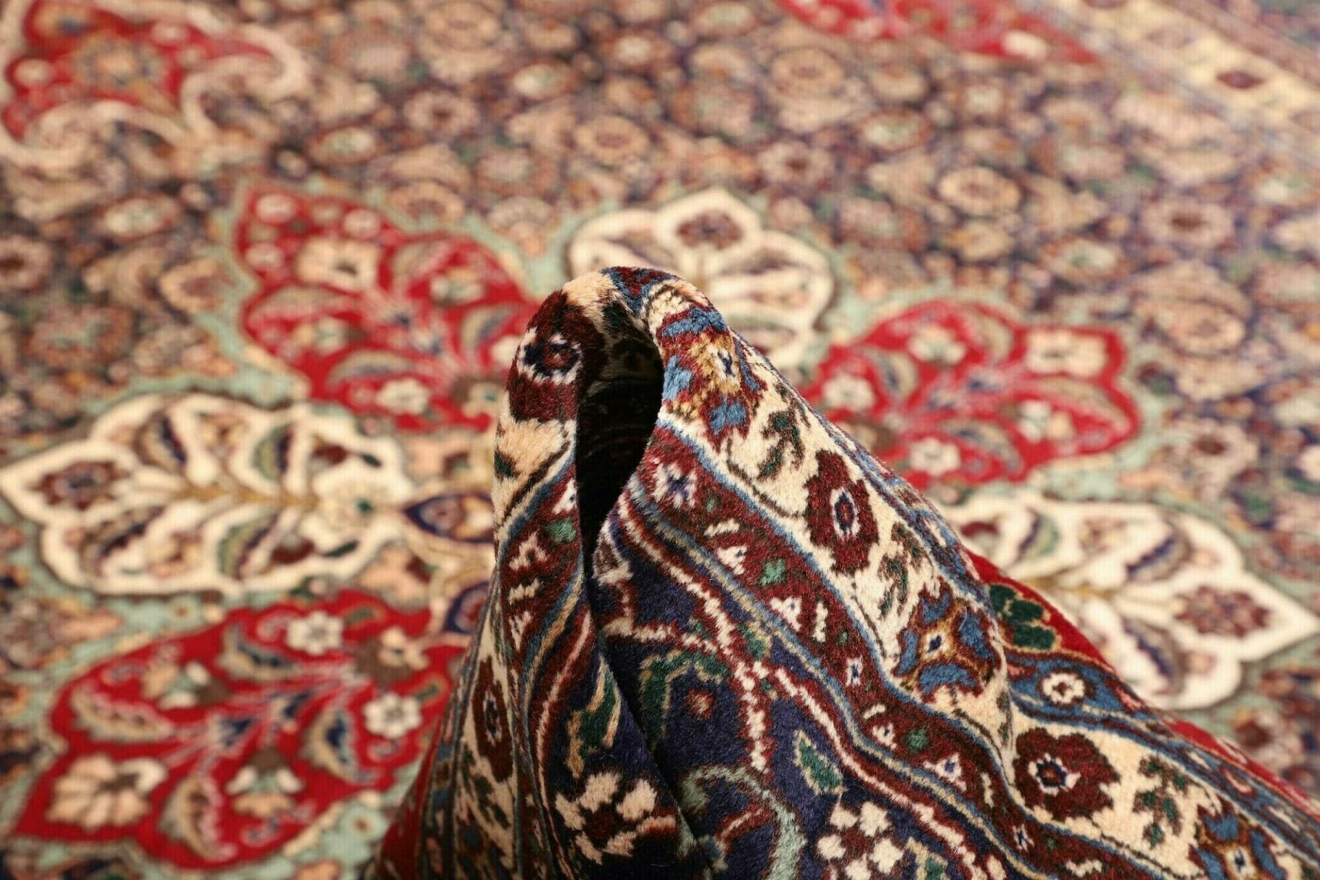 Handgeknüpfter Täbriz Perserteppich 203 × 305 cm