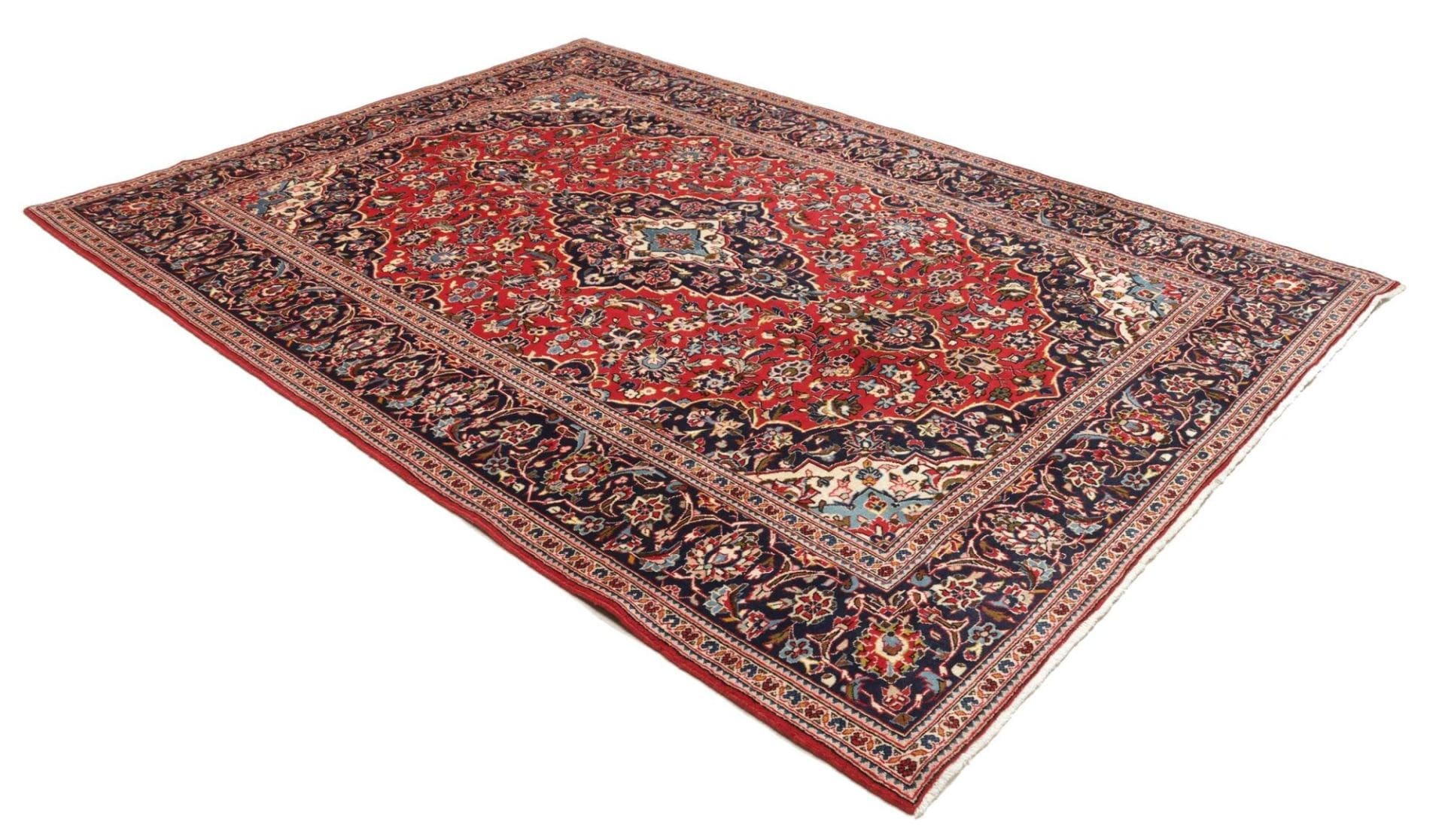 Kashan Perserteppich aus Iran, 211 × 295 cm