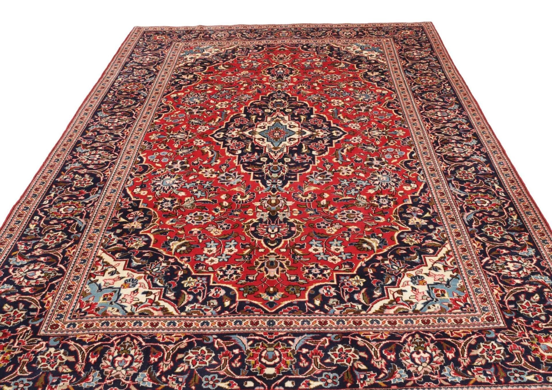 Kashan Perserteppich aus Iran, 211 × 295 cm
