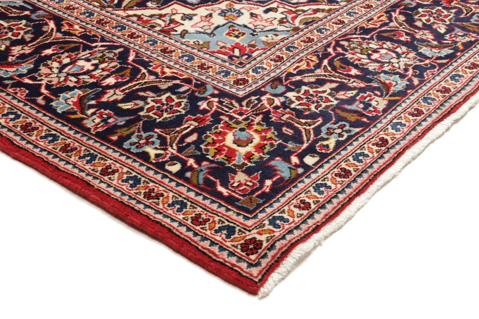 Kashan Perserteppich aus Iran, 211 × 295 cm