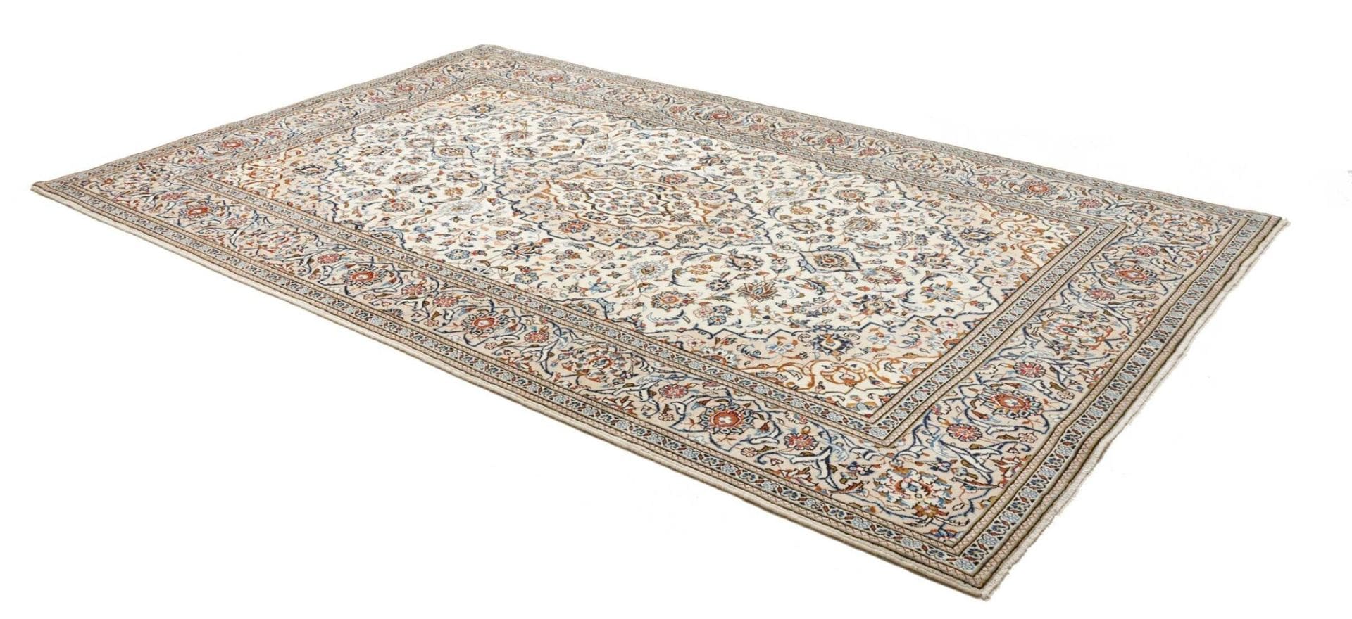 Handgeknüpfter Kashan Perserteppich 197 × 316 cm