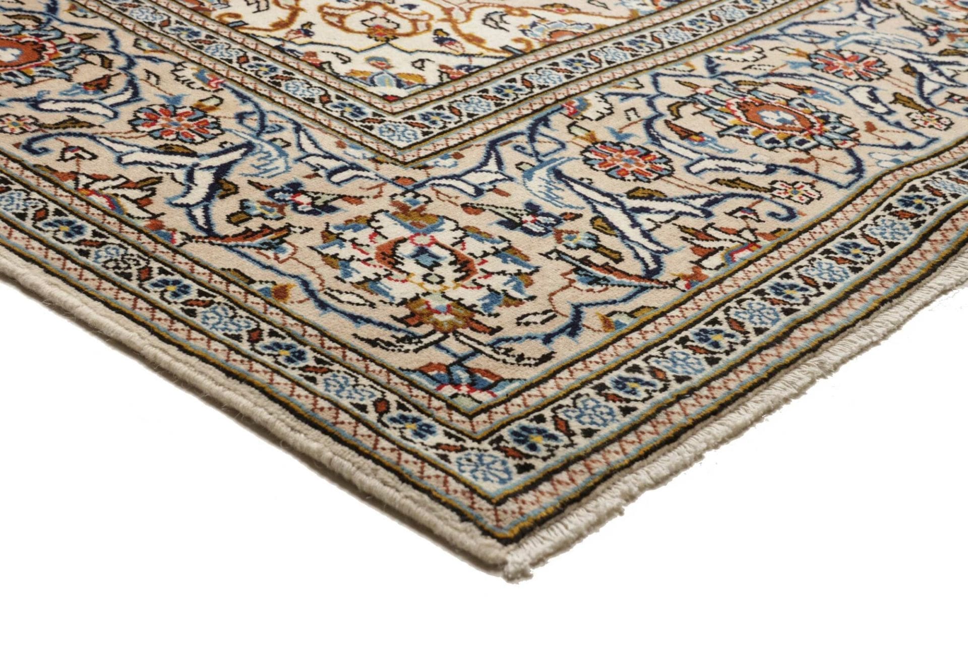 Handgeknüpfter Kashan Perserteppich 197 × 316 cm