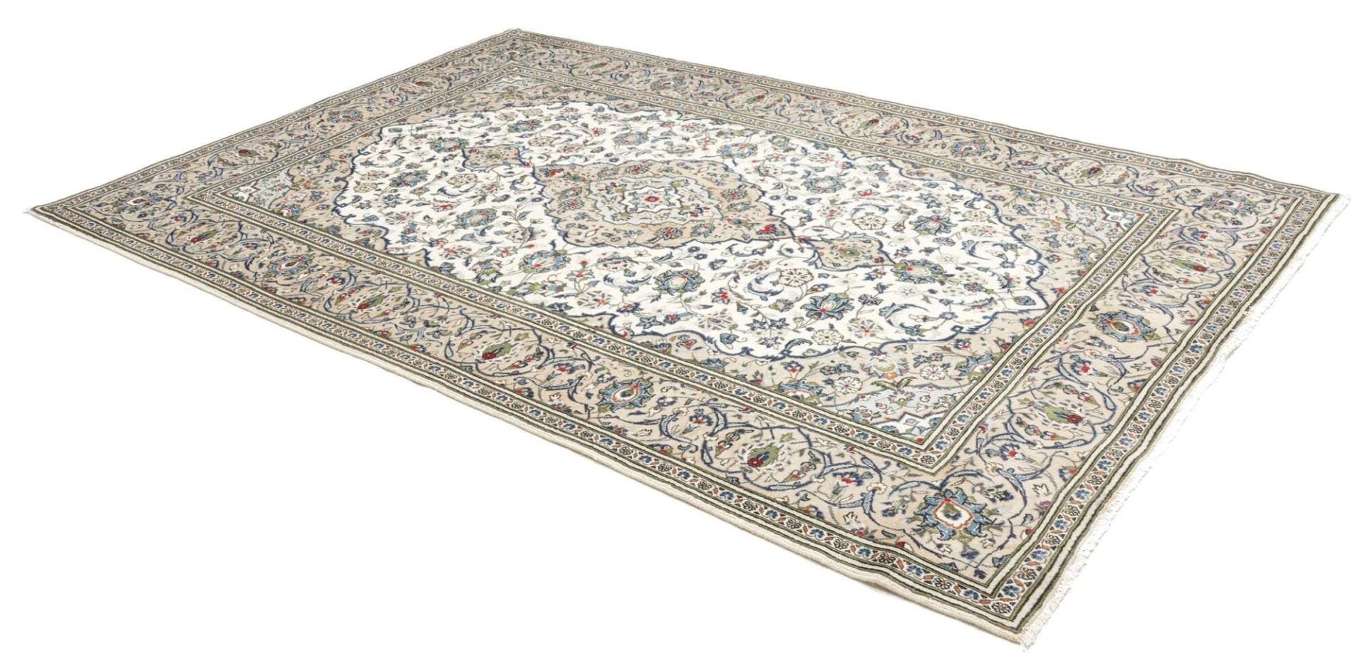 Kashan Perserteppich aus Iran, 197 × 296 cm
