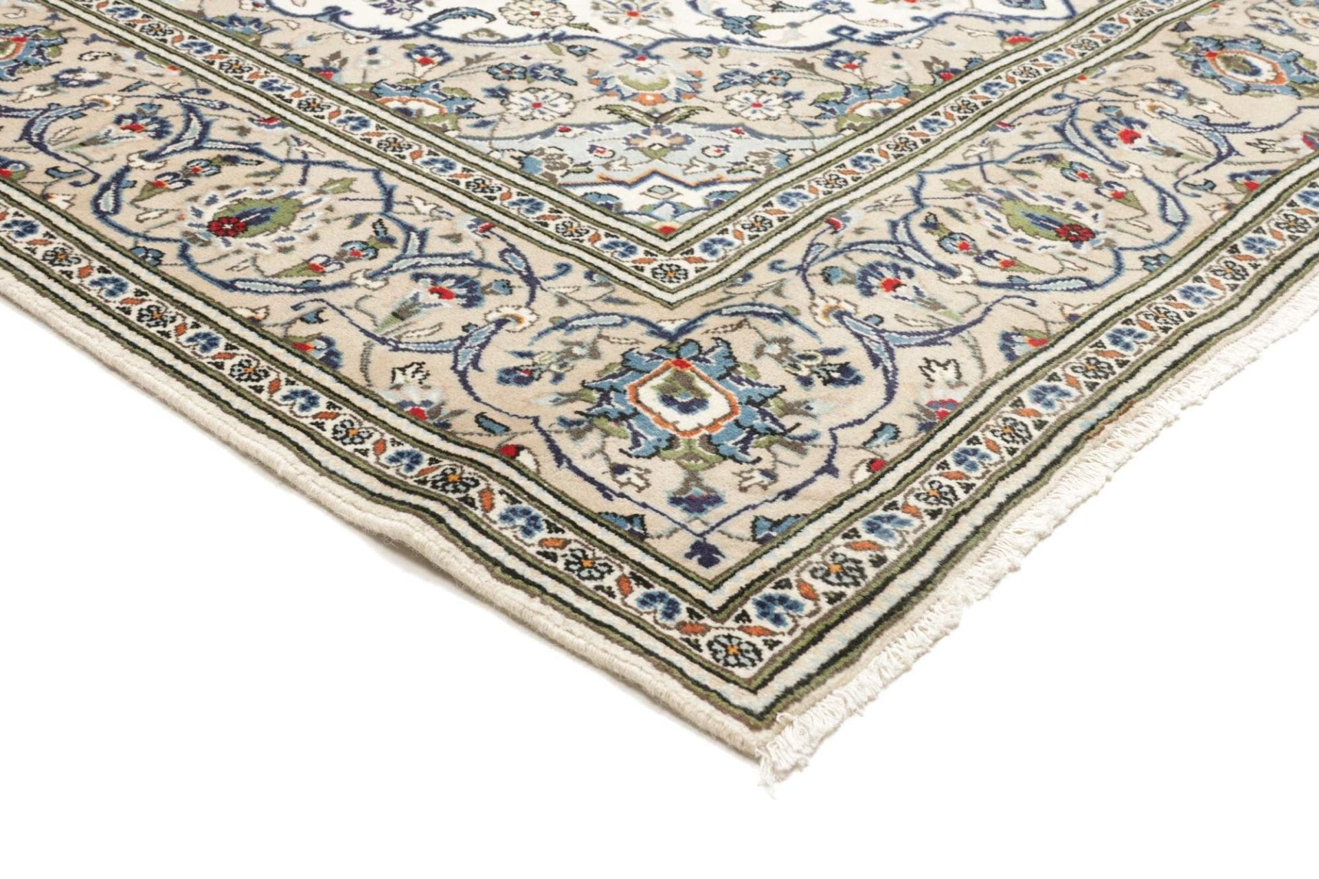 Kashan Perserteppich aus Iran, 197 × 296 cm