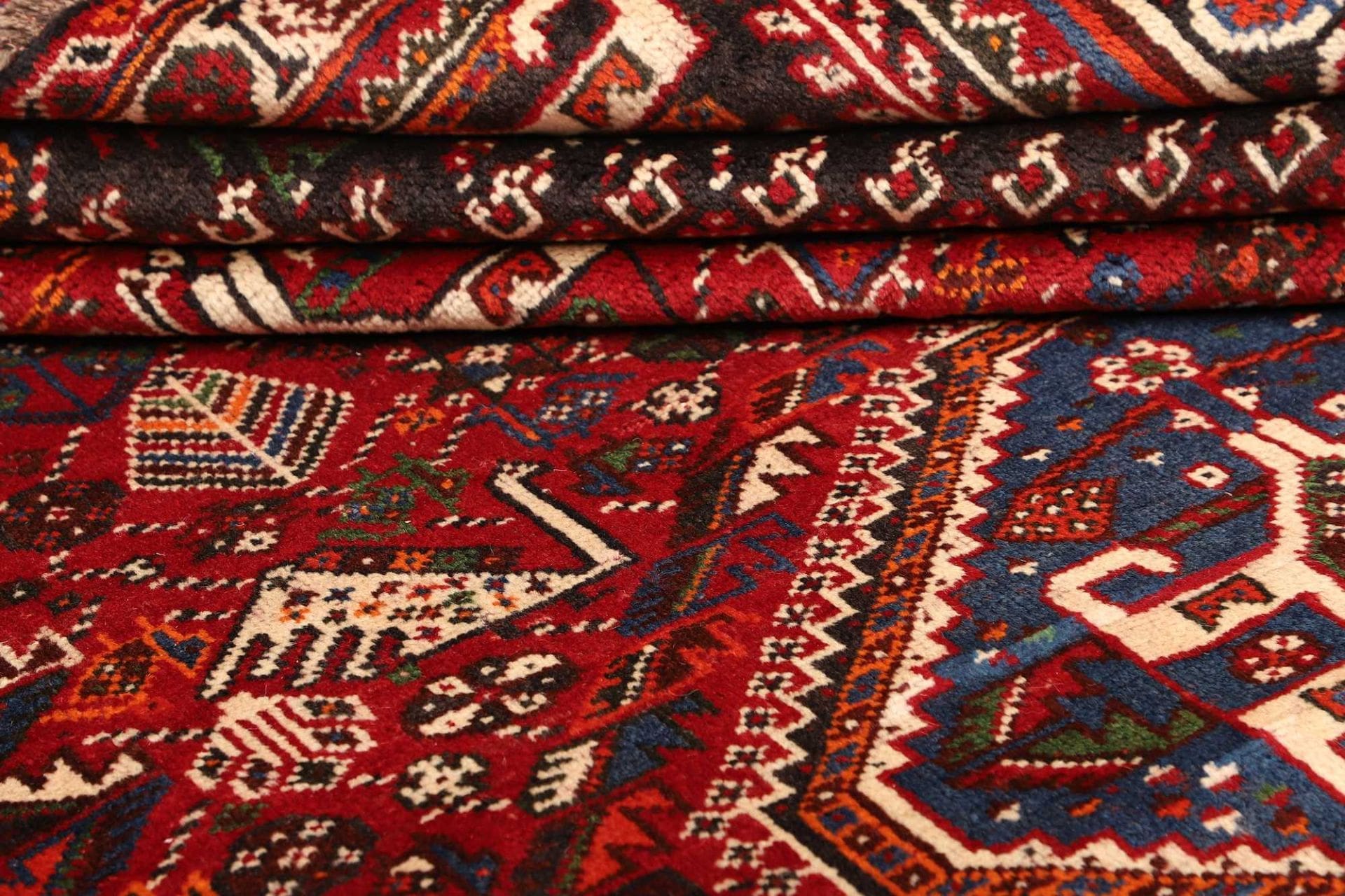 Handgeknüpfter Shiraz Perserteppich, 216 × 313 cm, Wolle
