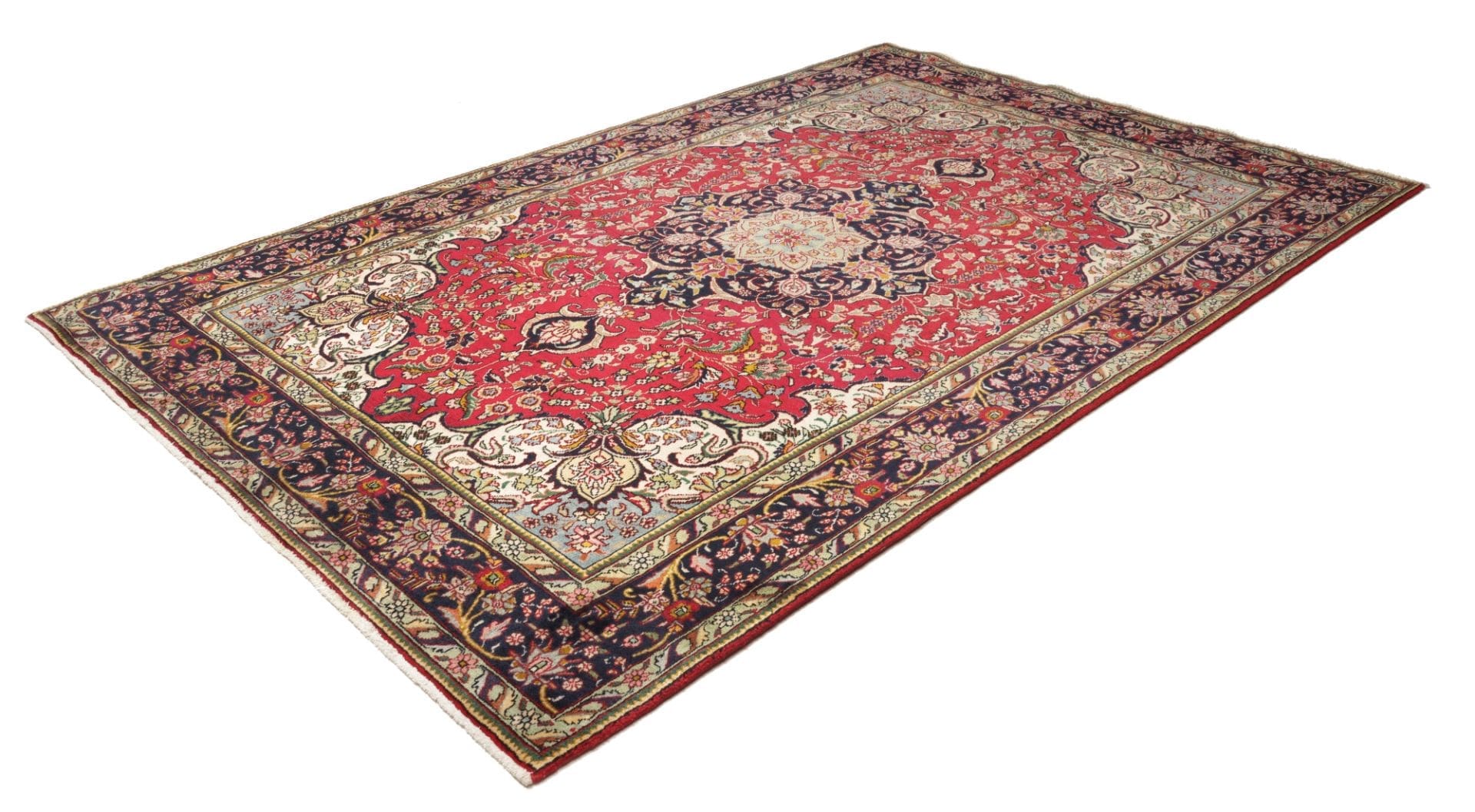 Täbriz Perserteppich 201 × 310 cm aus Wolle, handgeknüpft