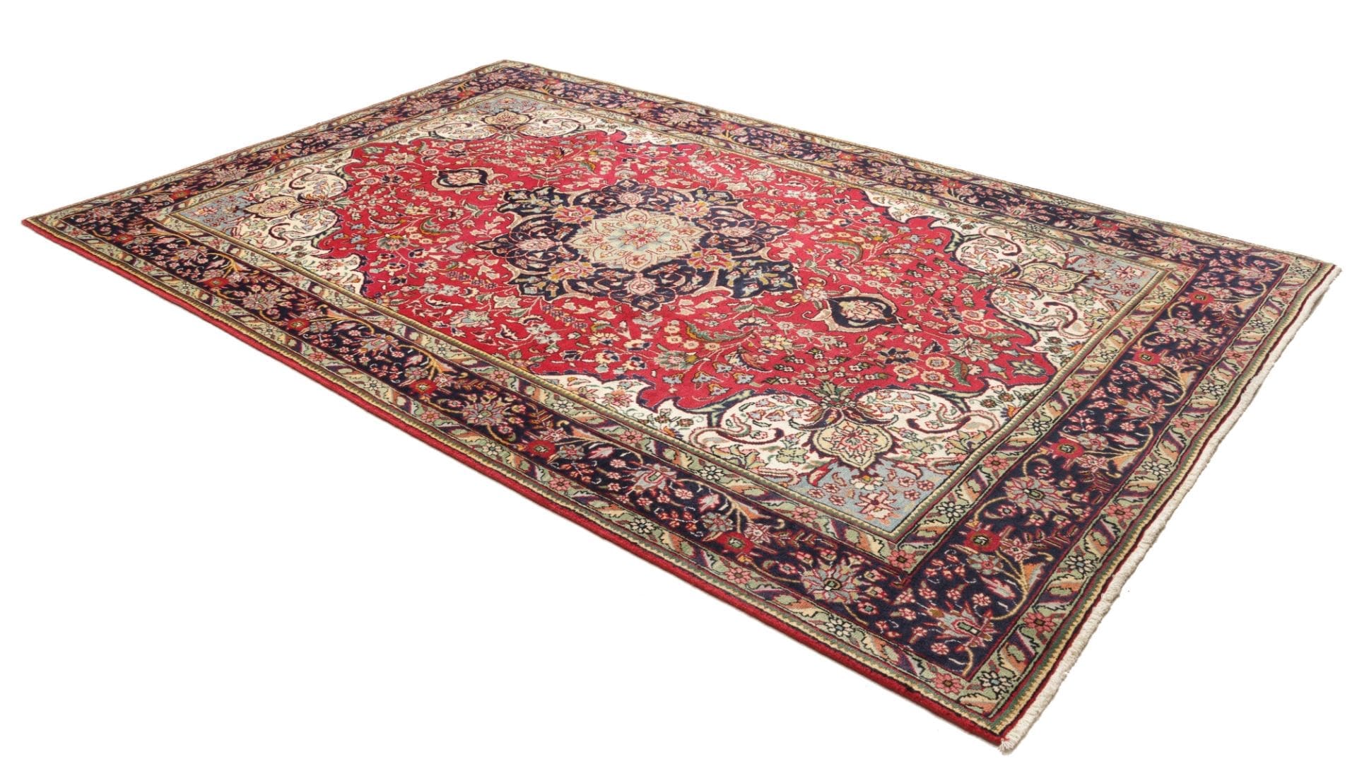 Täbriz Perserteppich 201 × 310 cm aus Wolle, handgeknüpft