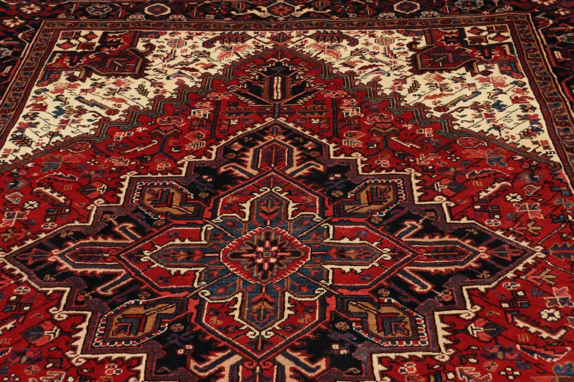 Handgeknüpfter Heriz Perserteppich, 208 × 291 cm, Wolle