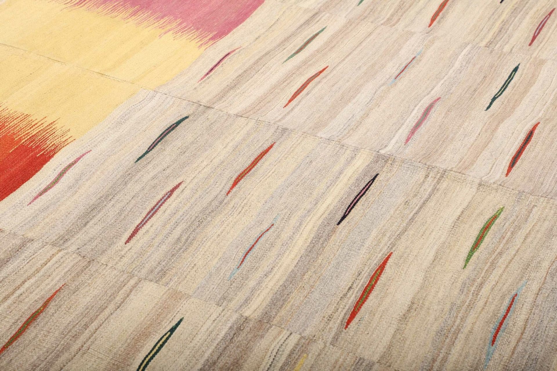 Handgewebter Kelim Perserteppich 210 × 324 cm