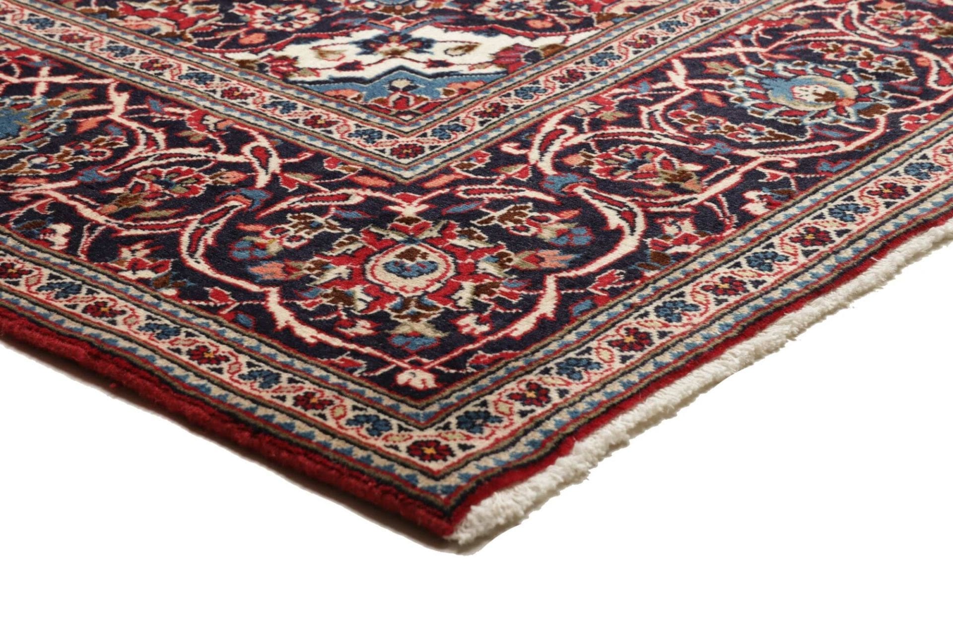 Handgeknüpfter Kashan Perserteppich, 203 × 308 cm, Wolle