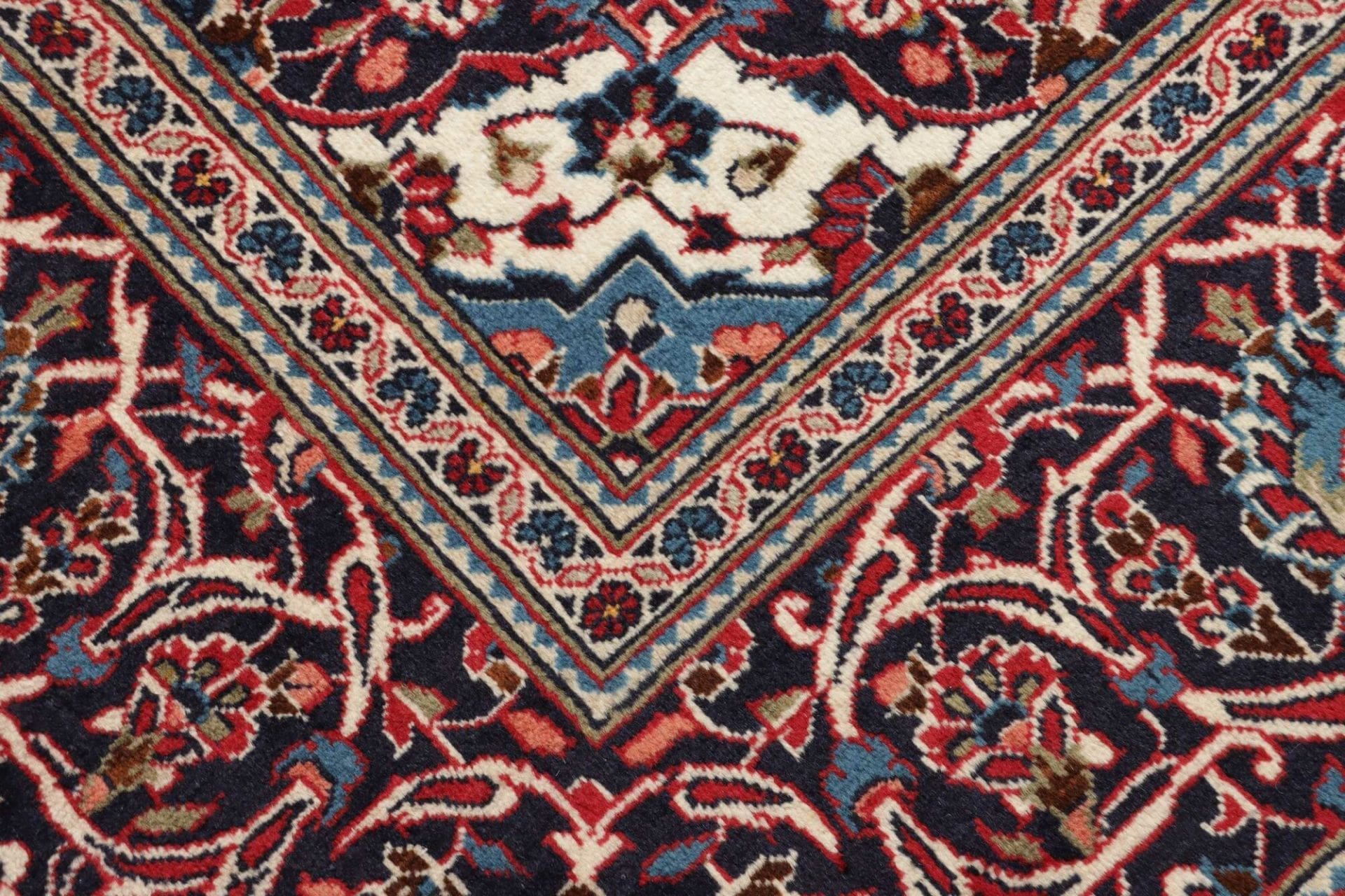 Handgeknüpfter Kashan Perserteppich, 203 × 308 cm, Wolle