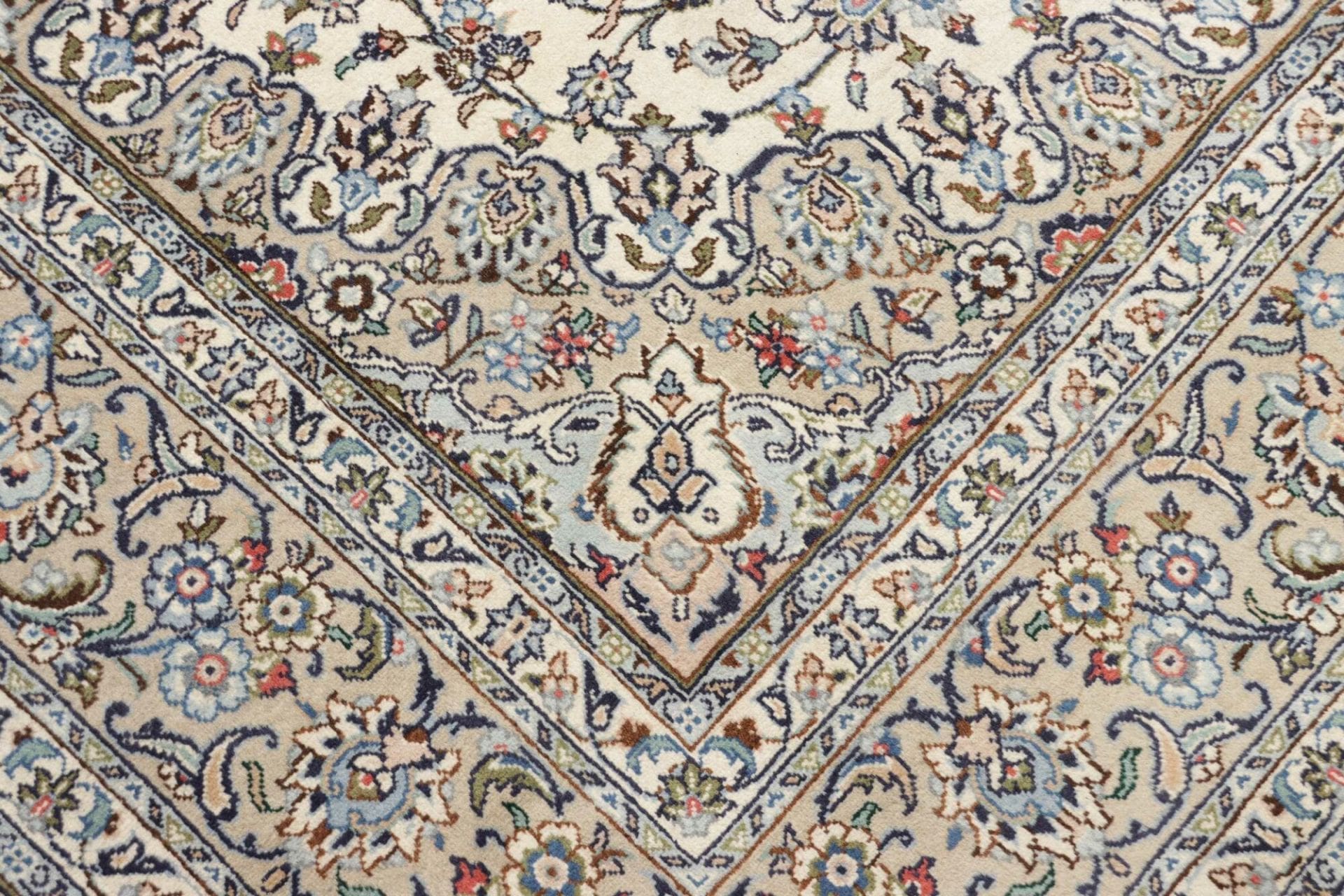 Handgeknüpfter Kashan Perserteppich 199 × 296 cm