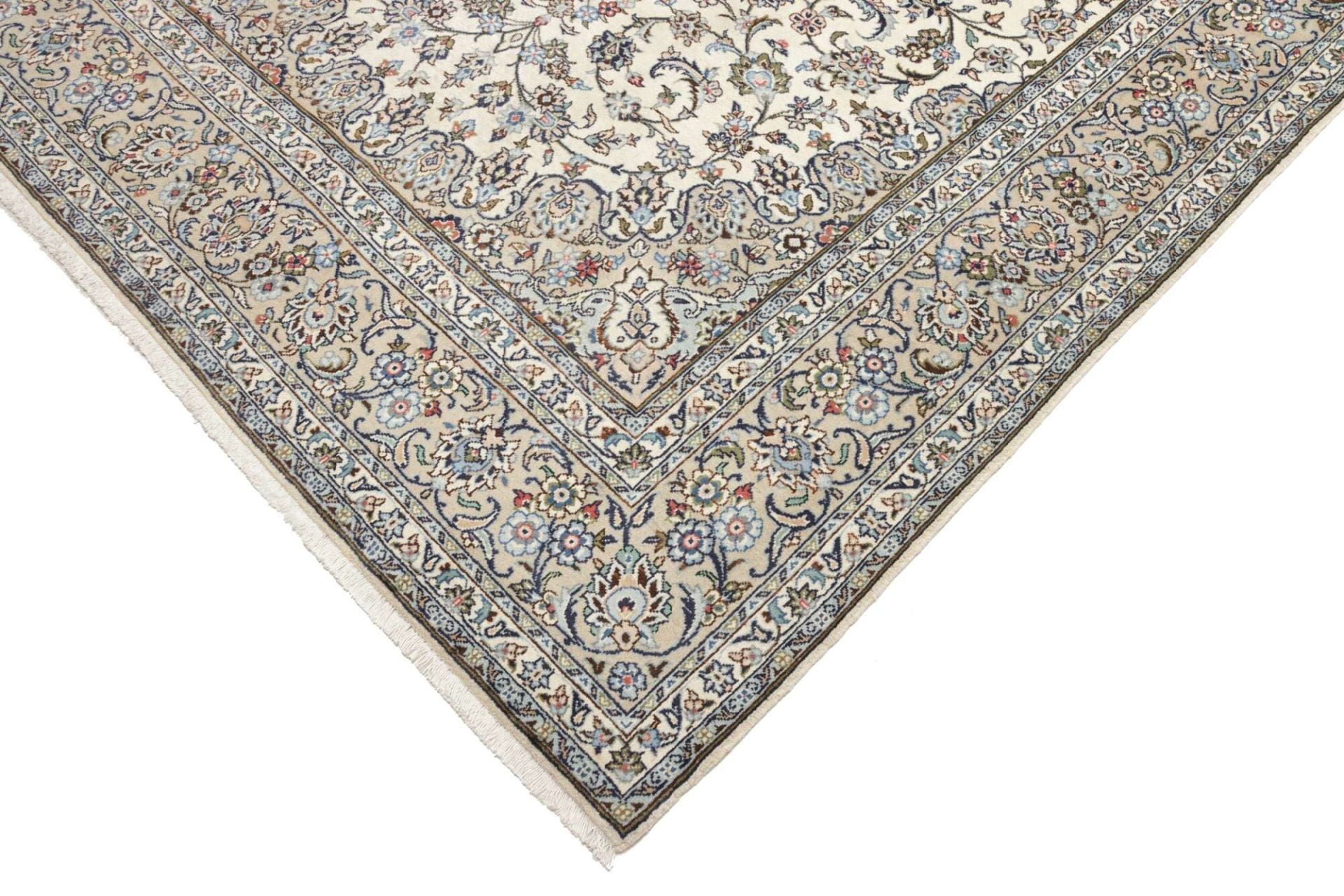 Handgeknüpfter Kashan Perserteppich 199 × 296 cm