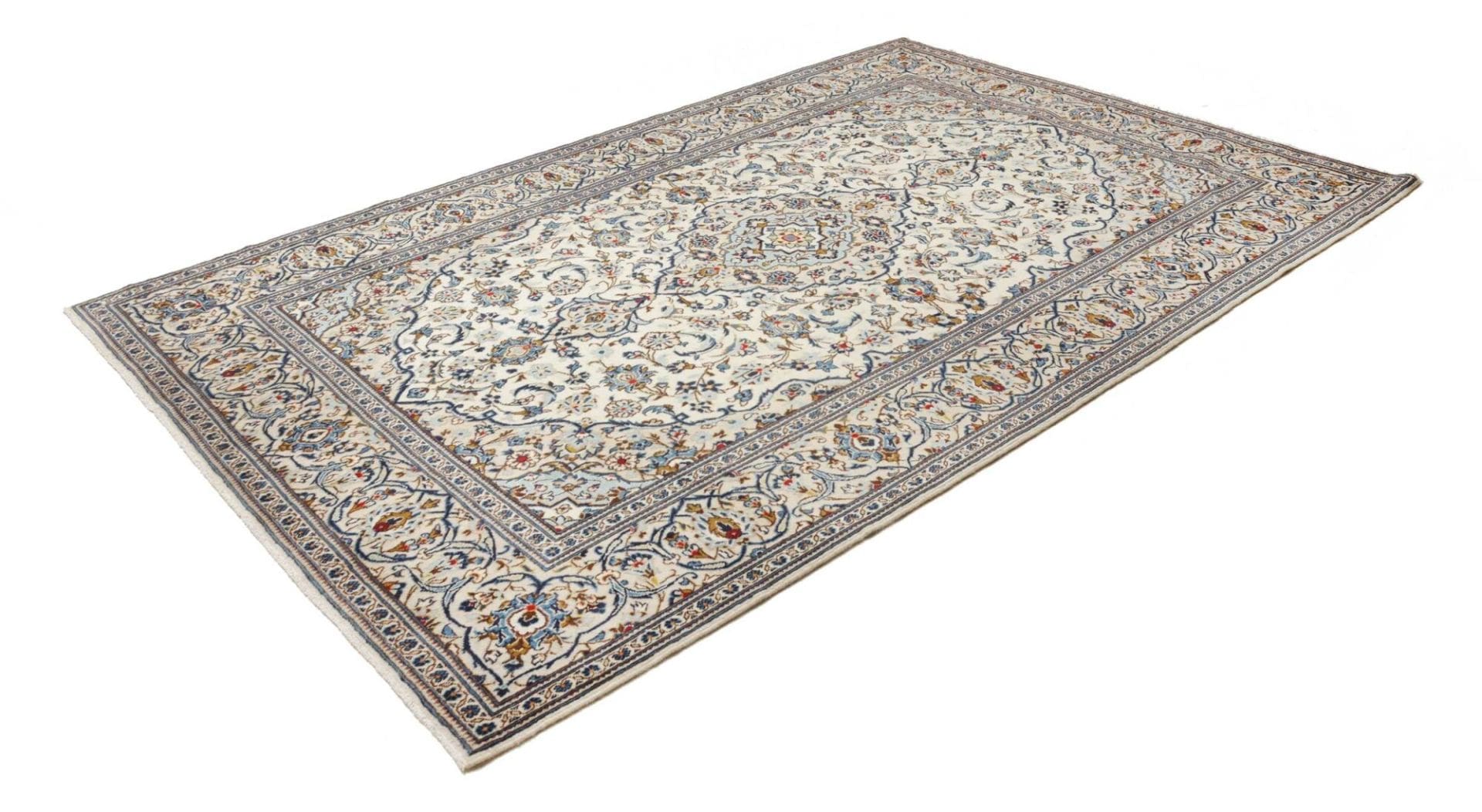 Kashan Perserteppich aus Iran, 198 × 293 cm