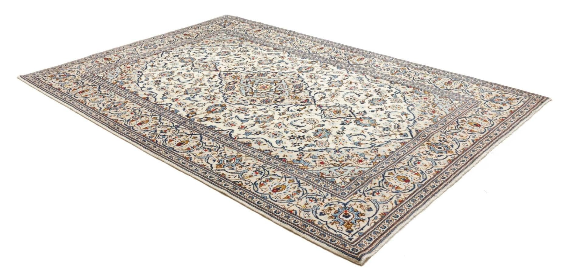 Kashan Perserteppich aus Iran, 198 × 293 cm