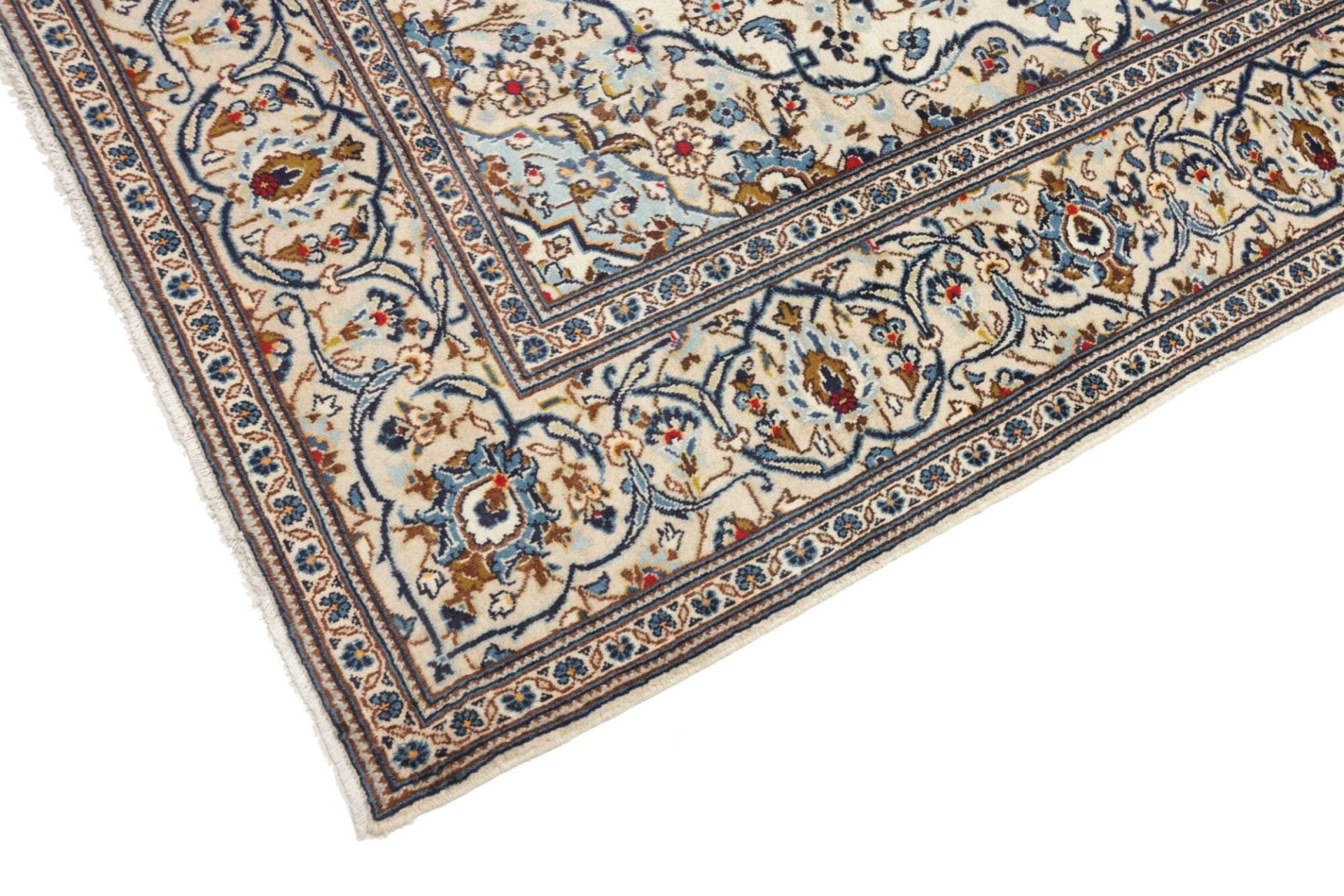 Kashan Perserteppich aus Iran, 198 × 293 cm