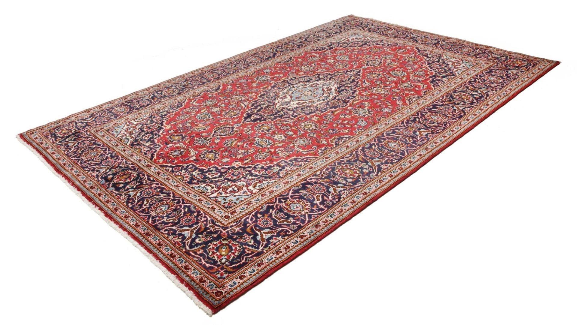 Kashan Perserteppich aus Iran, 200 × 308 cm