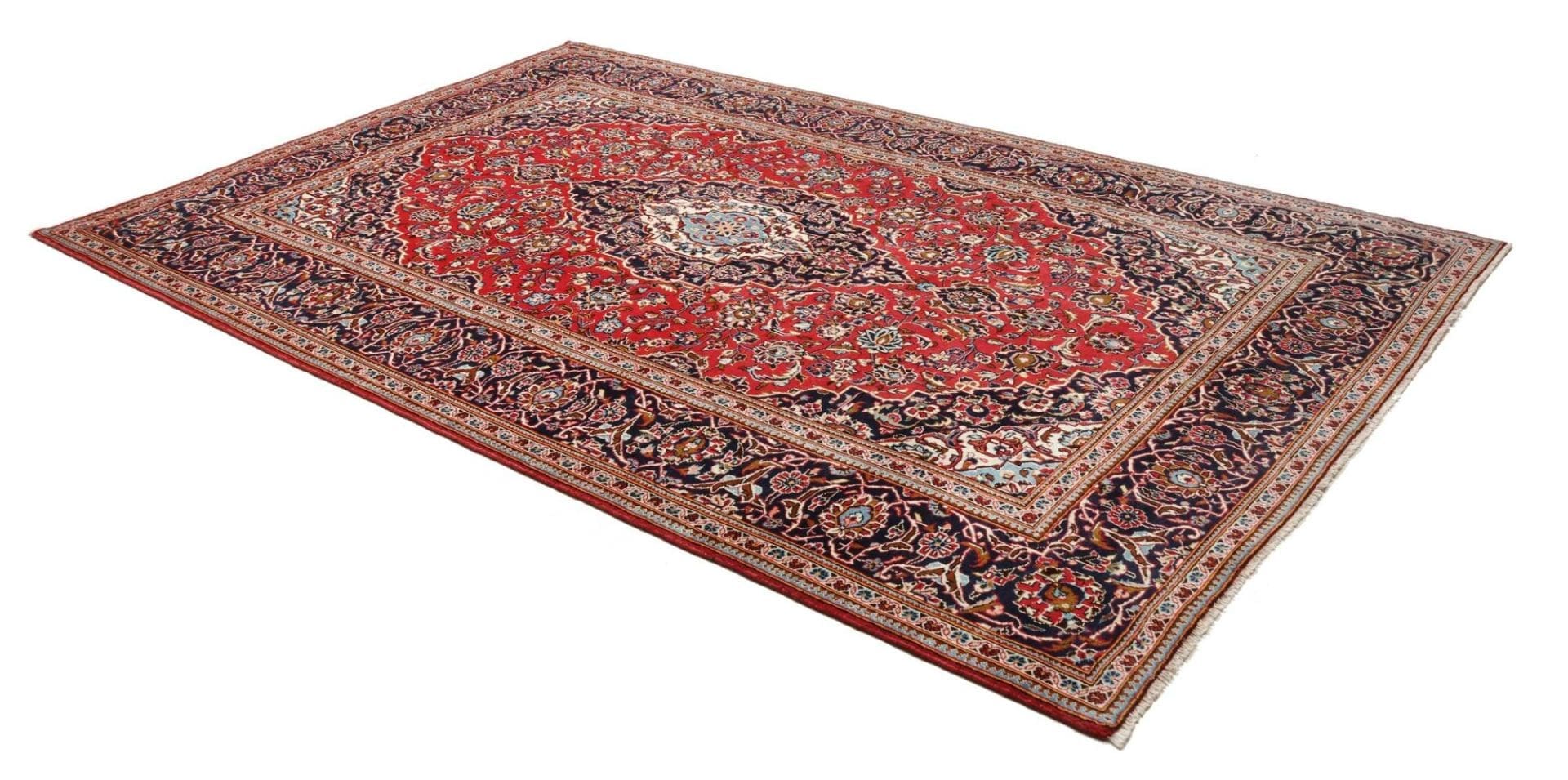 Kashan Perserteppich aus Iran, 200 × 308 cm