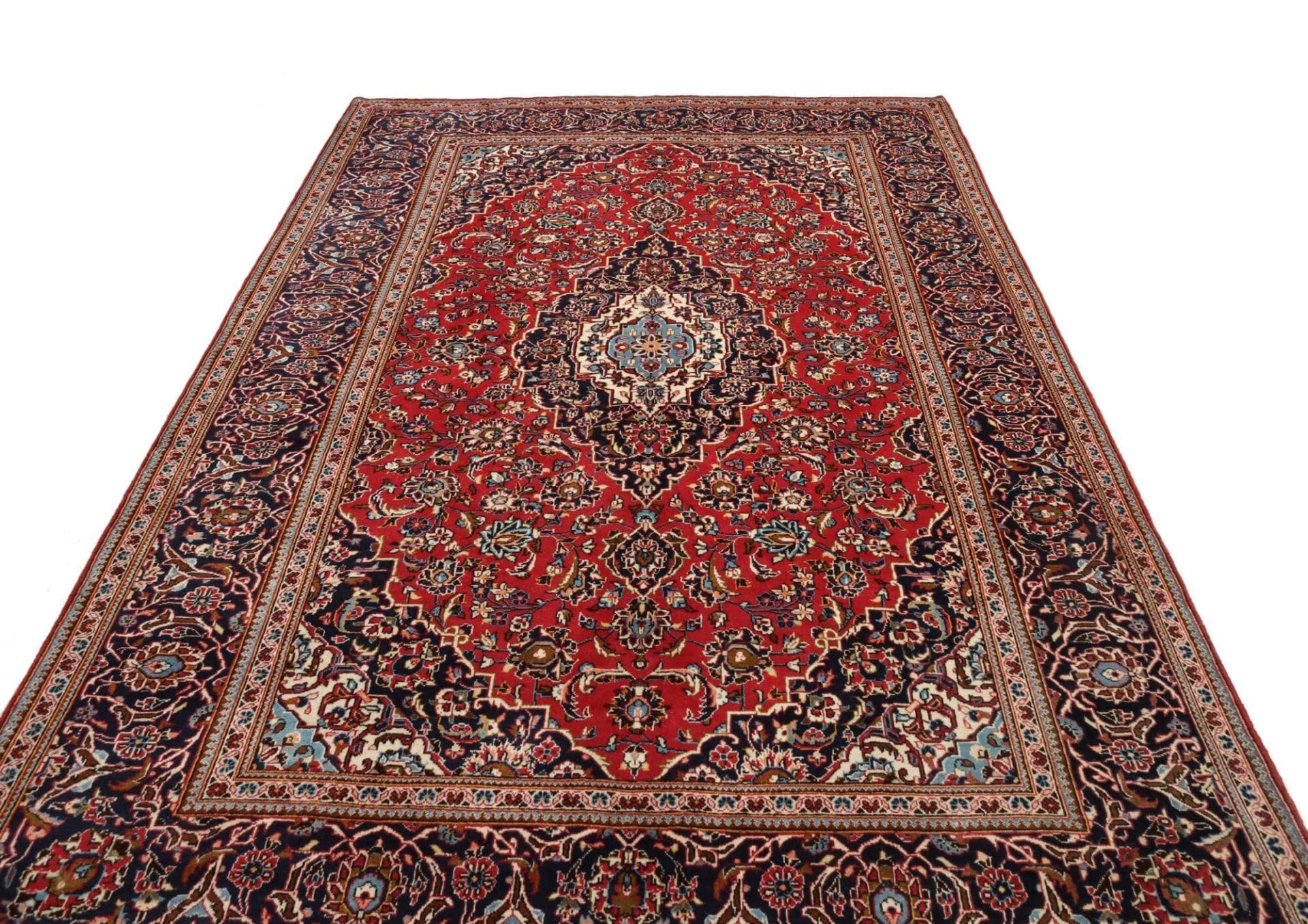 Kashan Perserteppich aus Iran, 200 × 308 cm