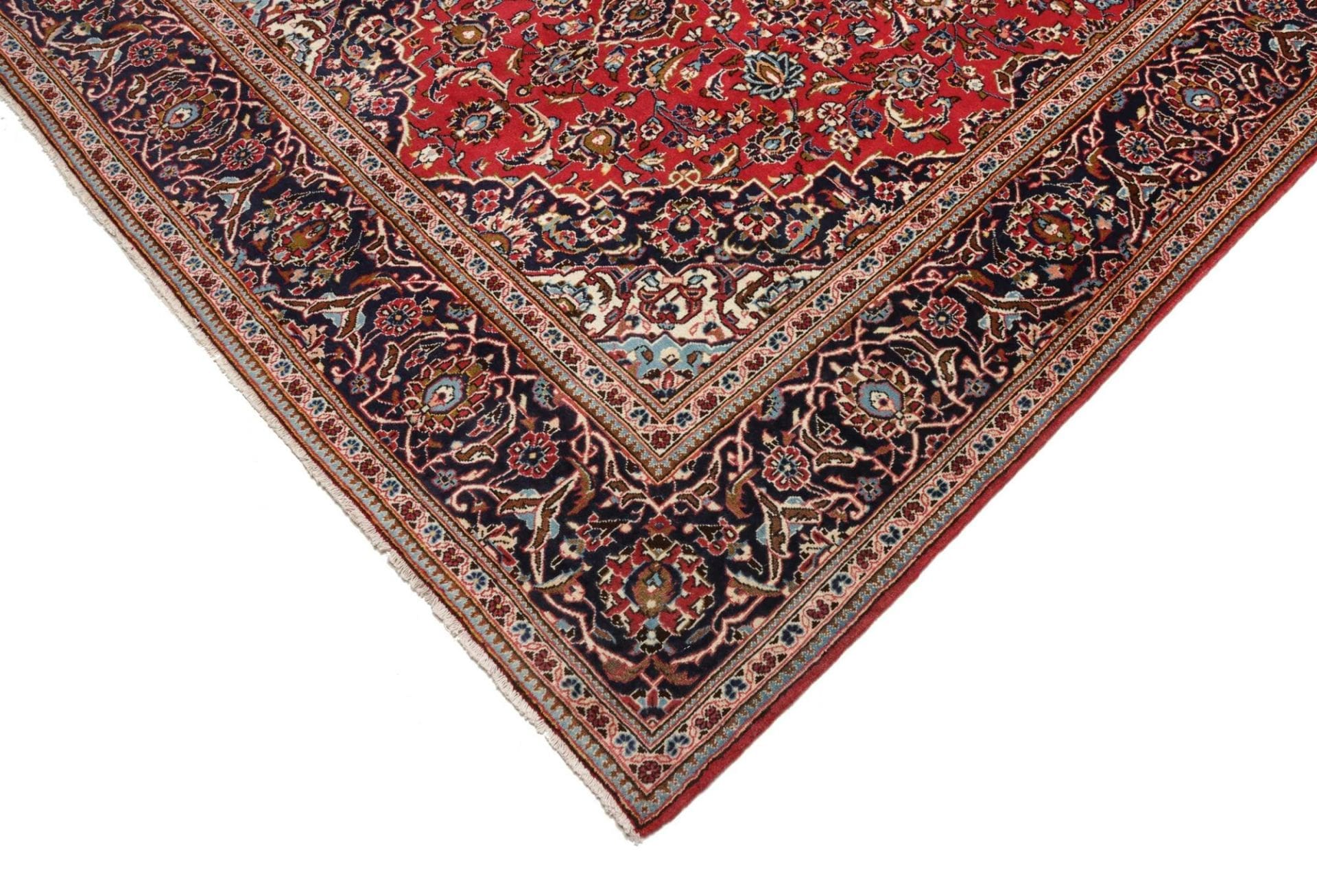 Kashan Perserteppich aus Iran, 200 × 308 cm