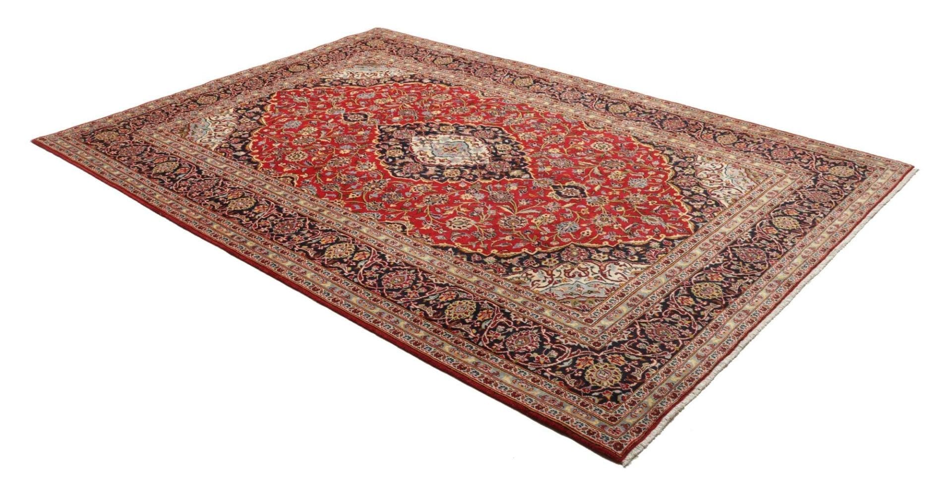Kashan Perserteppich 206 × 297 cm aus Wolle, handgeknüpft