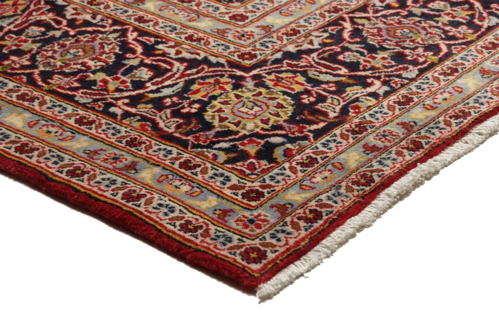 Kashan Perserteppich 206 × 297 cm aus Wolle, handgeknüpft