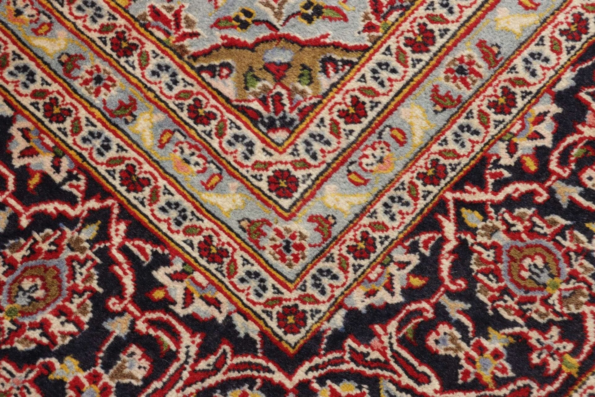 Kashan Perserteppich 206 × 297 cm aus Wolle, handgeknüpft