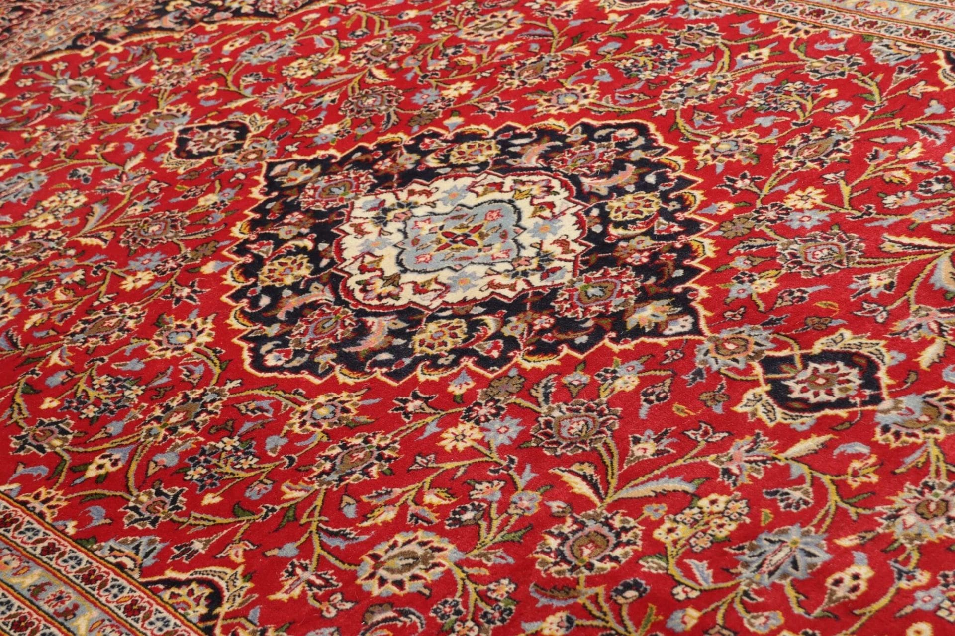 Kashan Perserteppich 206 × 297 cm aus Wolle, handgeknüpft