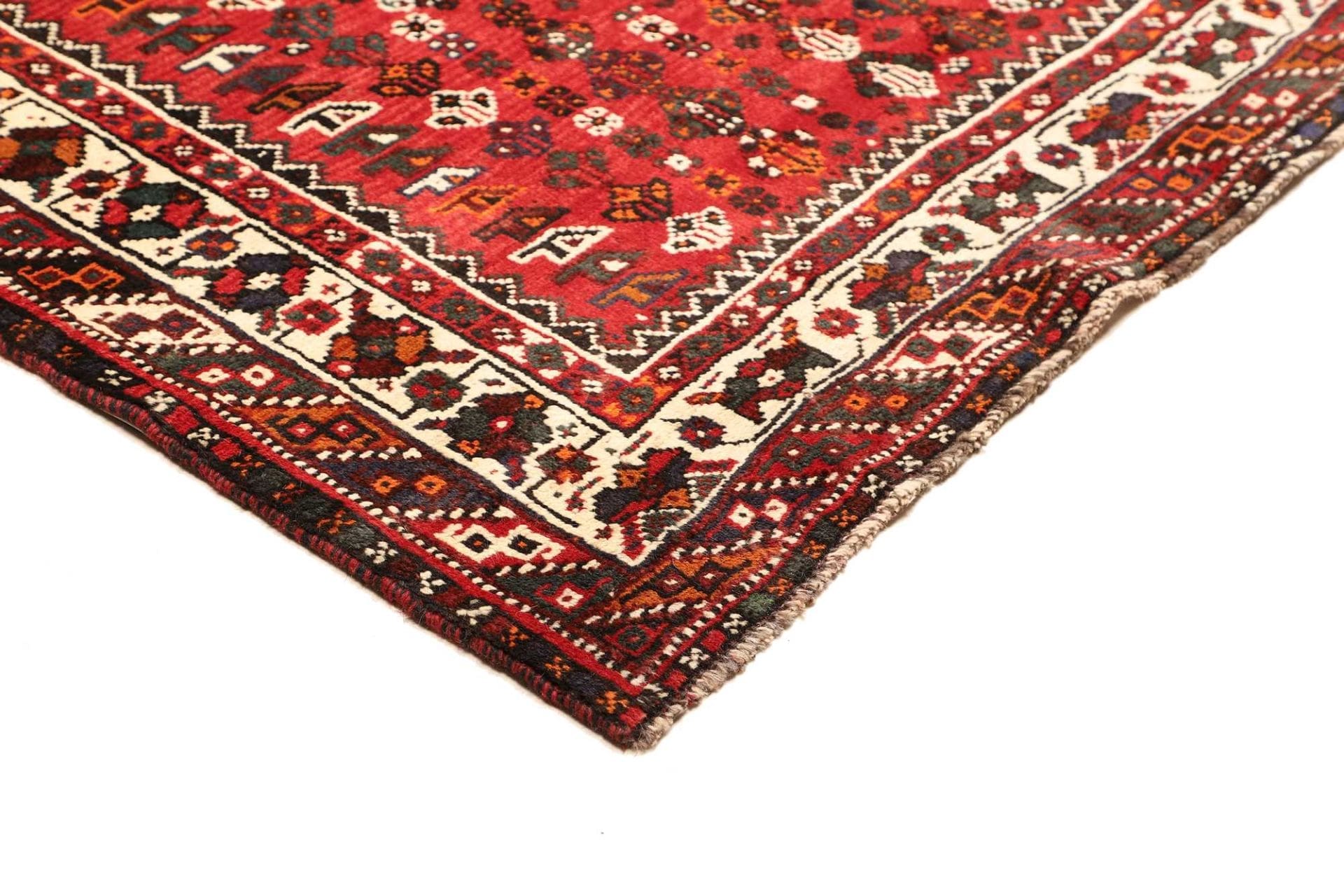 Shiraz Perserteppich 213 × 297 cm aus Wolle, handgeknüpft
