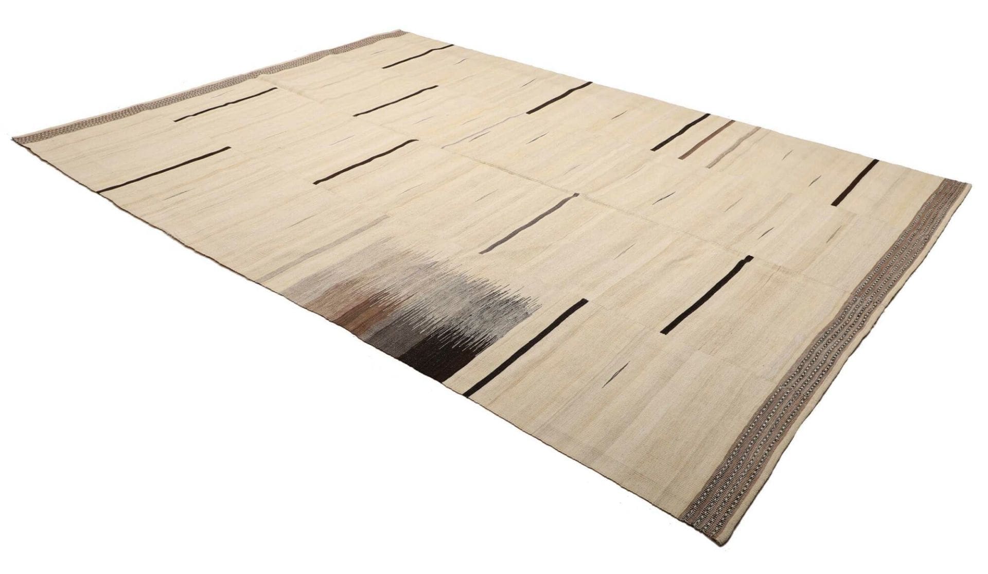 Handgewebter Kelim Perserteppich, 224 × 314 cm, Wolle