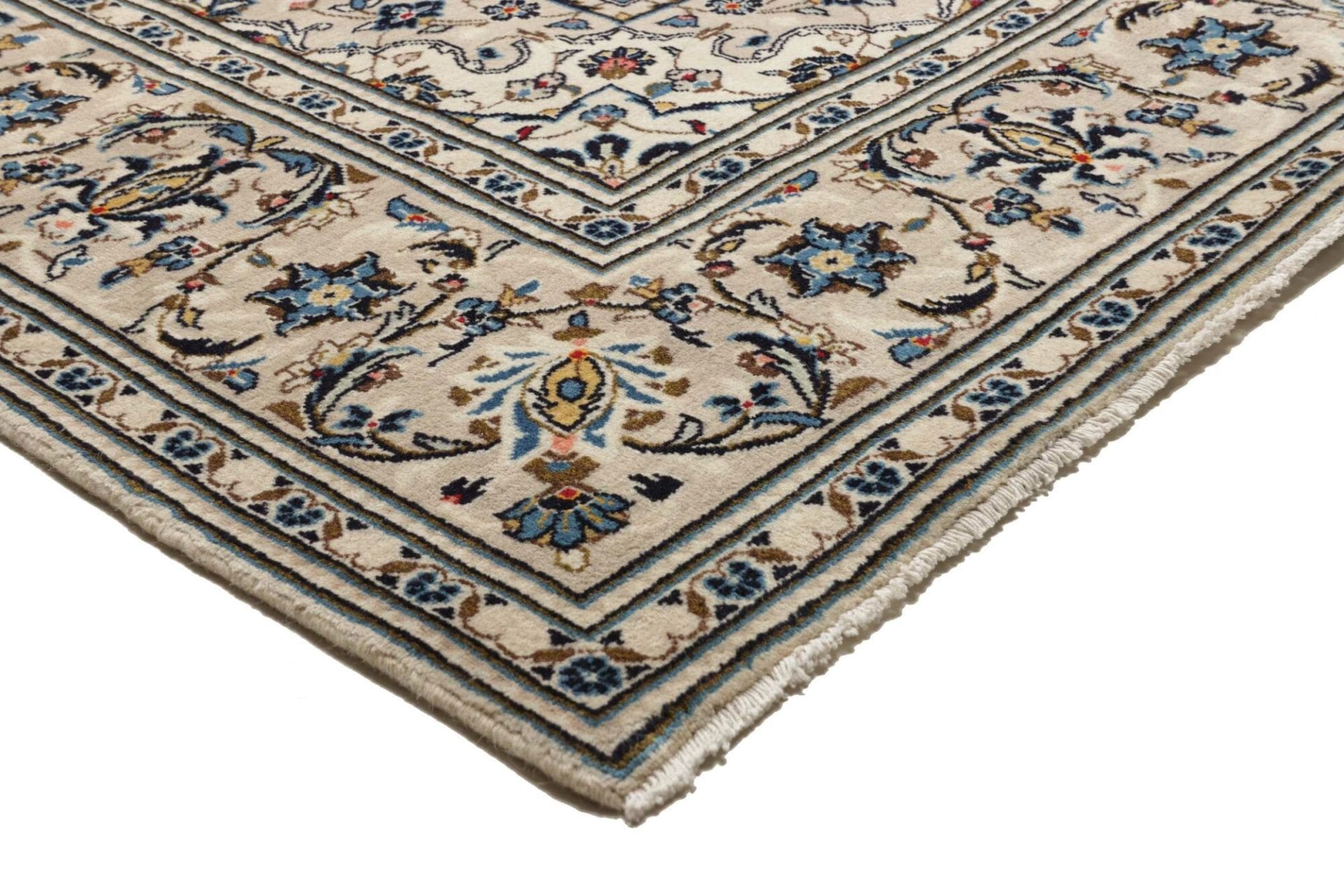 Kashan Perserteppich 200 × 302 cm aus Wolle, handgeknüpft