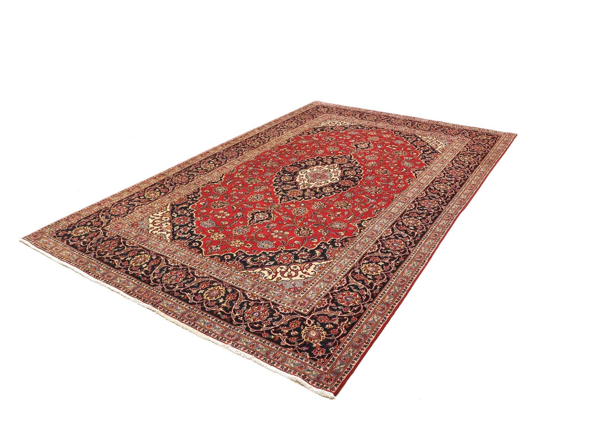Handgeknüpfter Kashan Perserteppich 201 × 300 cm
