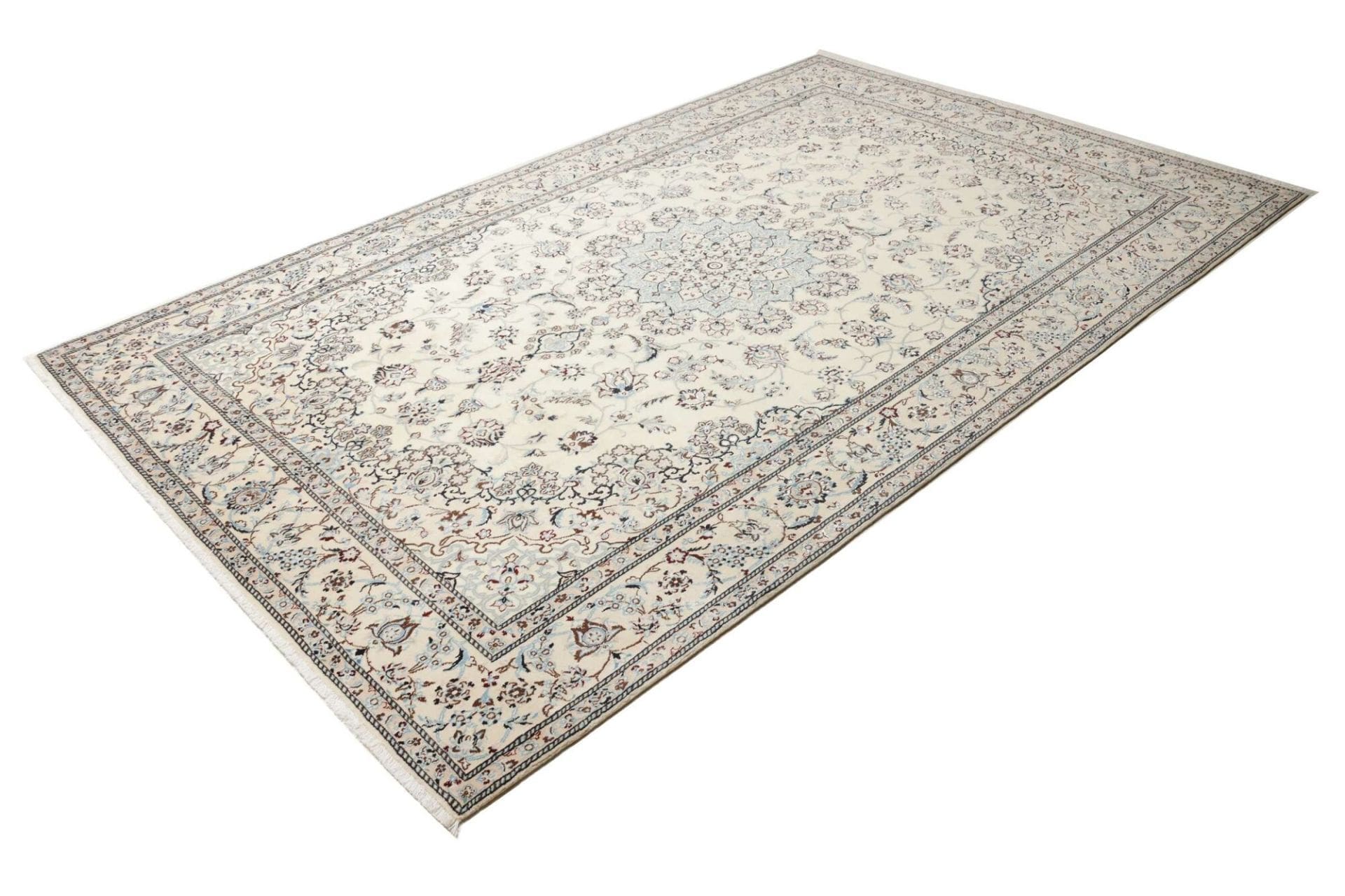 Handgeknüpfter Nain Perserteppich, 203 × 312 cm, Wolle