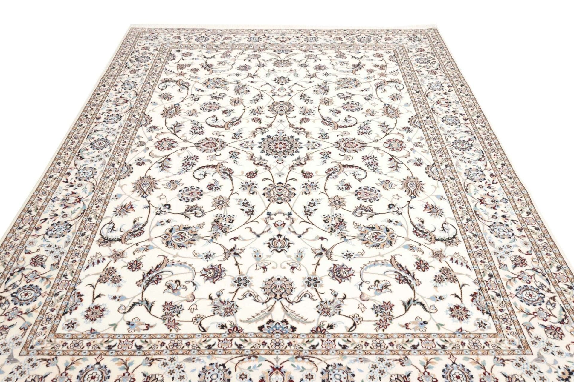 Nain Perserteppich 208 × 302 cm aus Wolle, handgeknüpft