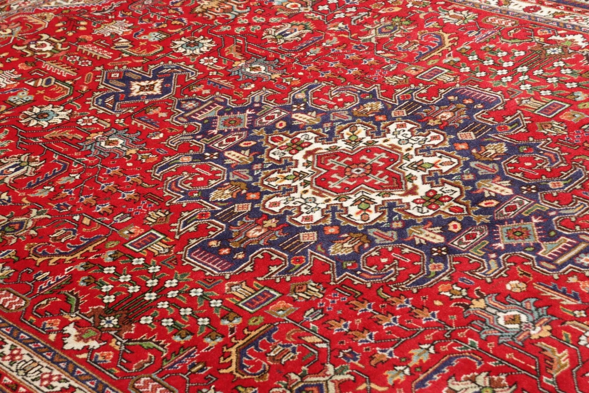 Handgeknüpfter Täbriz Perserteppich, 203 × 297 cm, Wolle