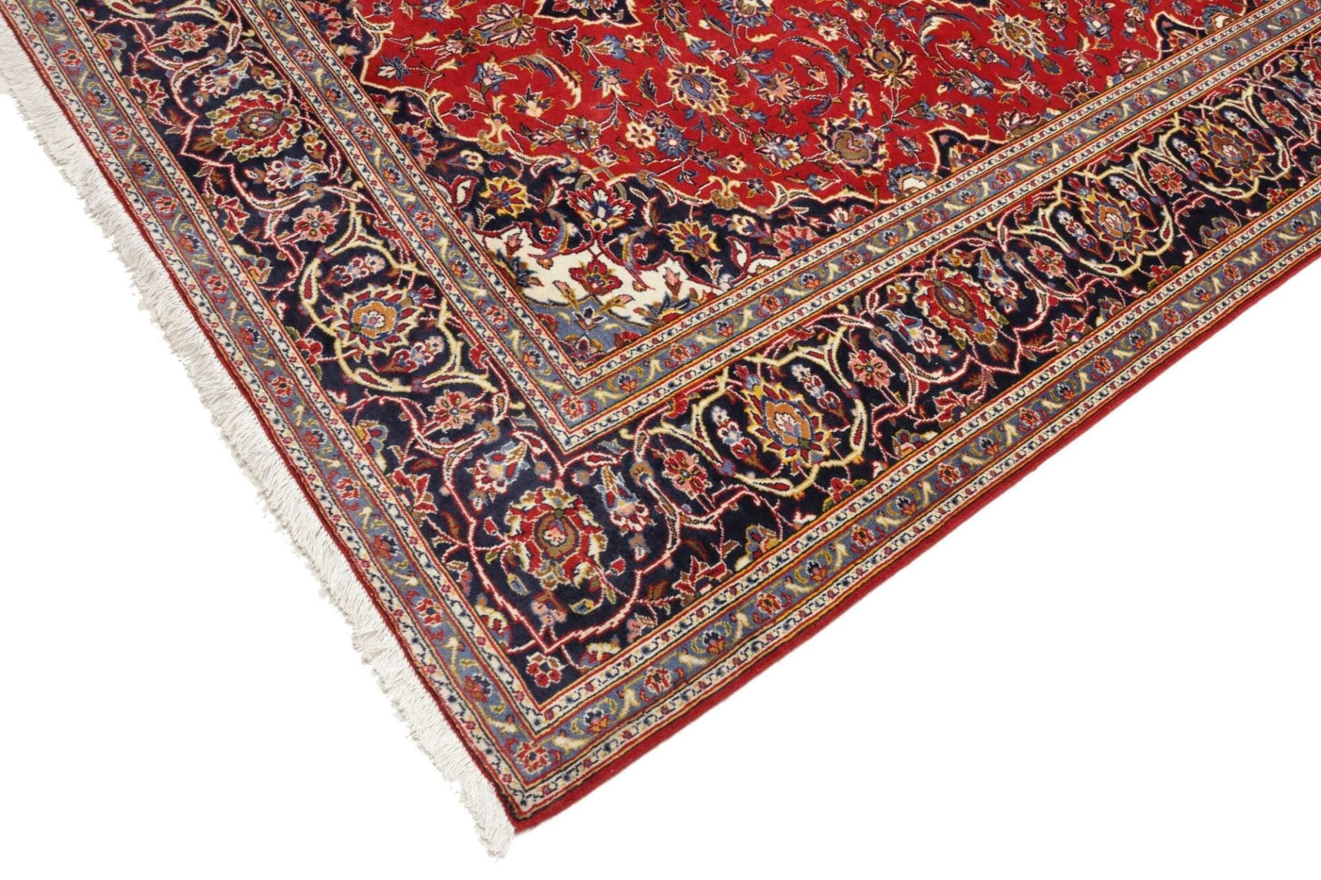 Kashan Perserteppich aus Iran, 206 × 293 cm