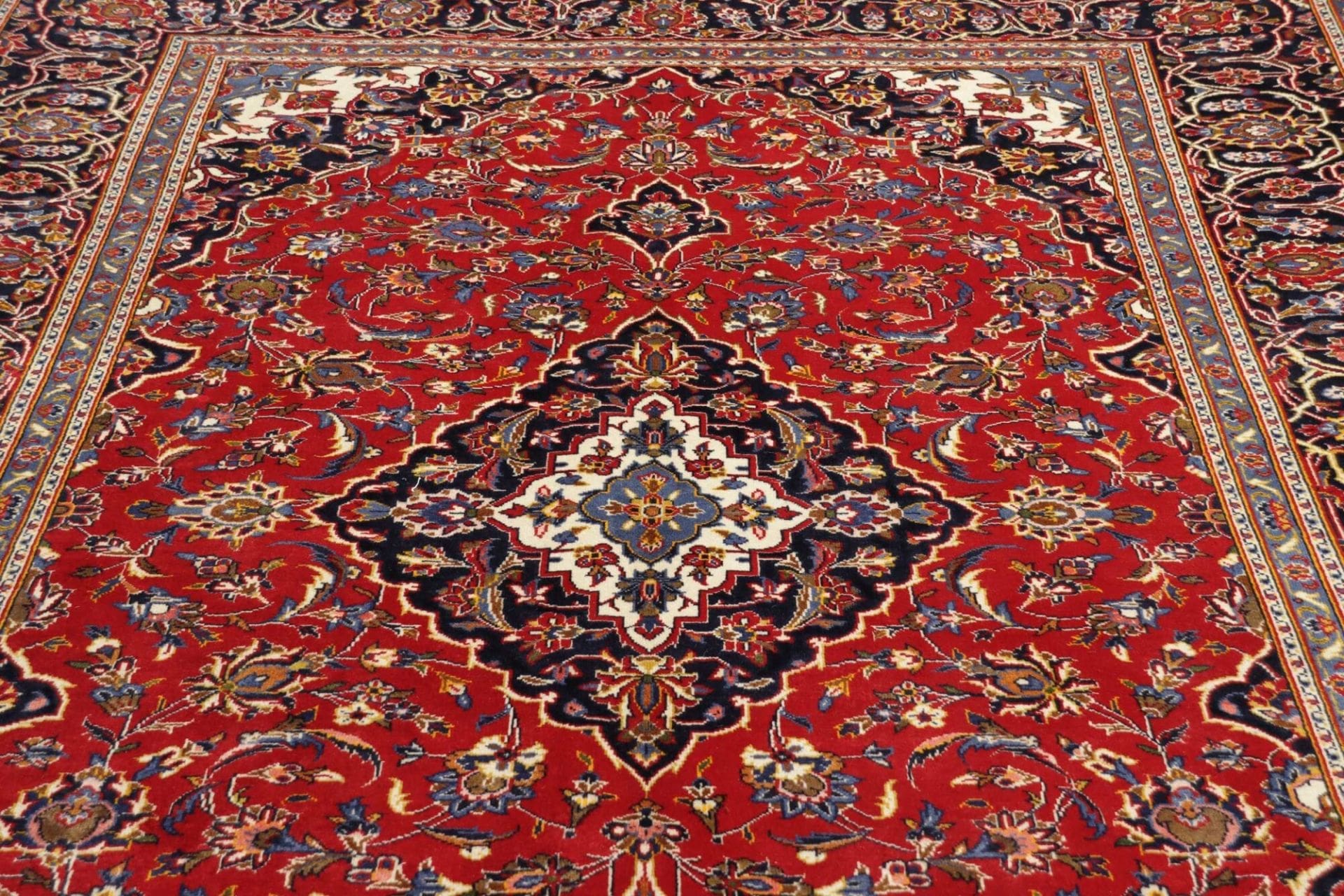Kashan Perserteppich aus Iran, 206 × 293 cm