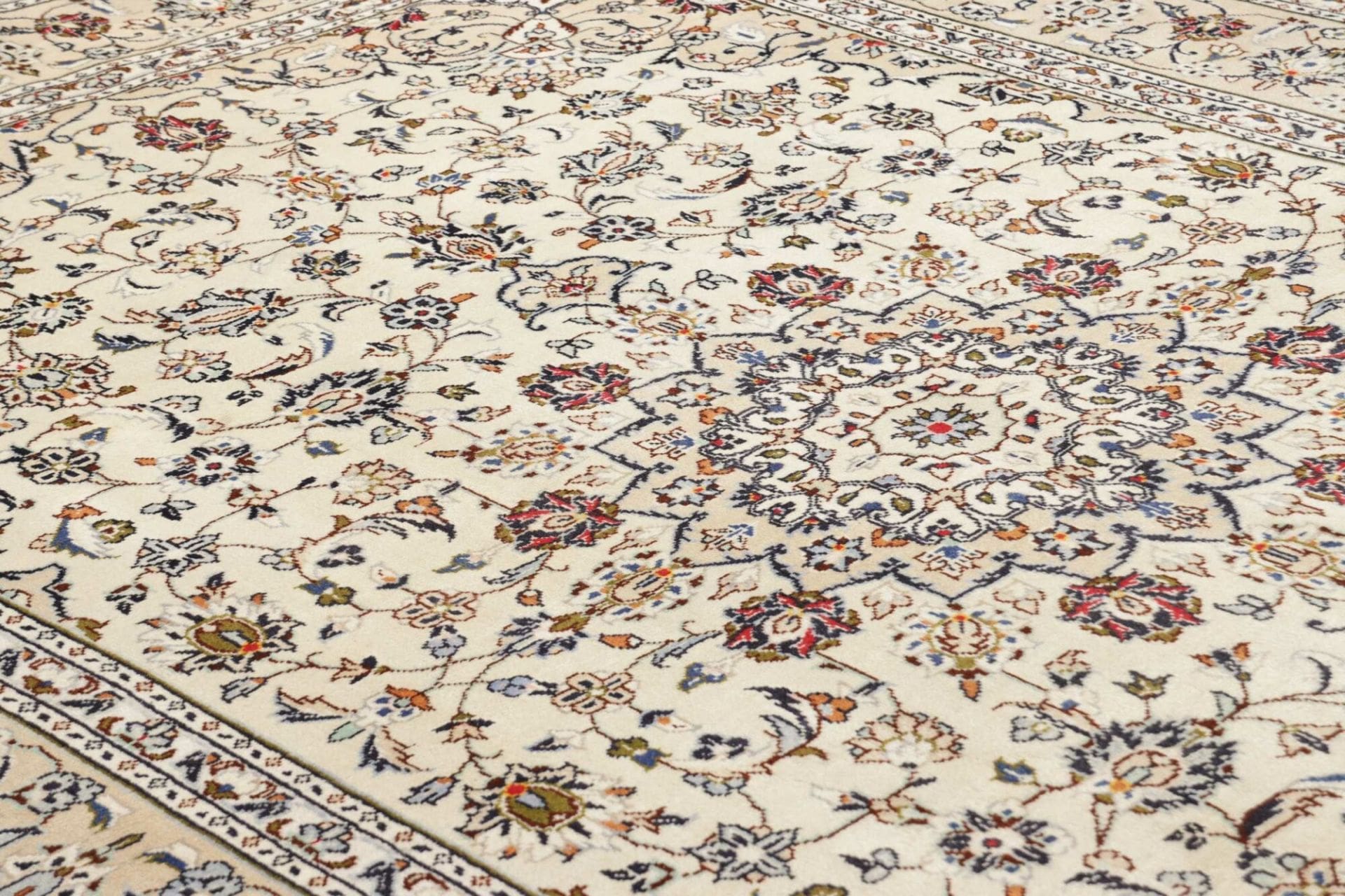 Kashan Perserteppich 203 × 300 cm aus Wolle, handgeknüpft