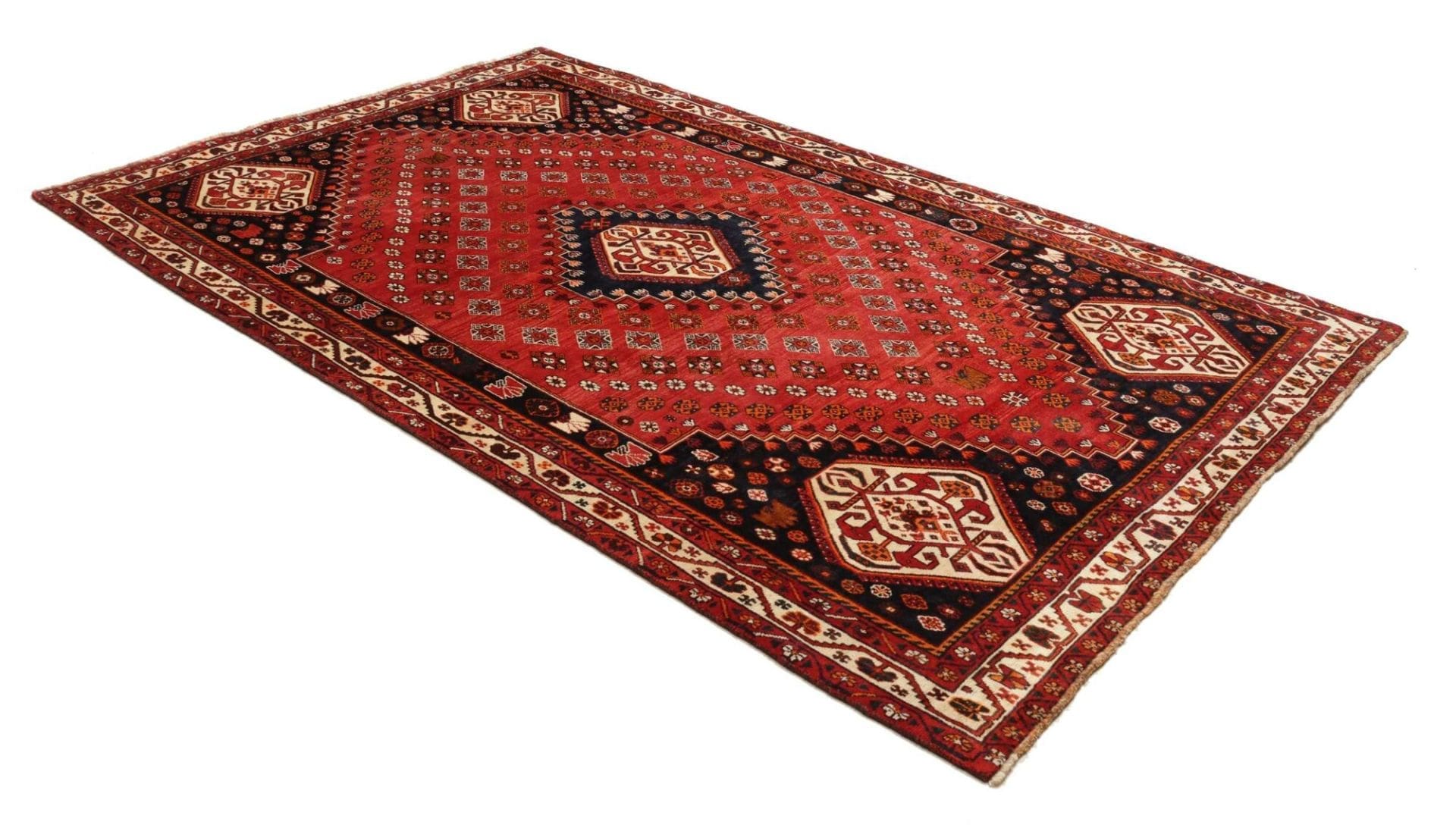 Handgeknüpfter Shiraz Perserteppich 178 × 290 cm