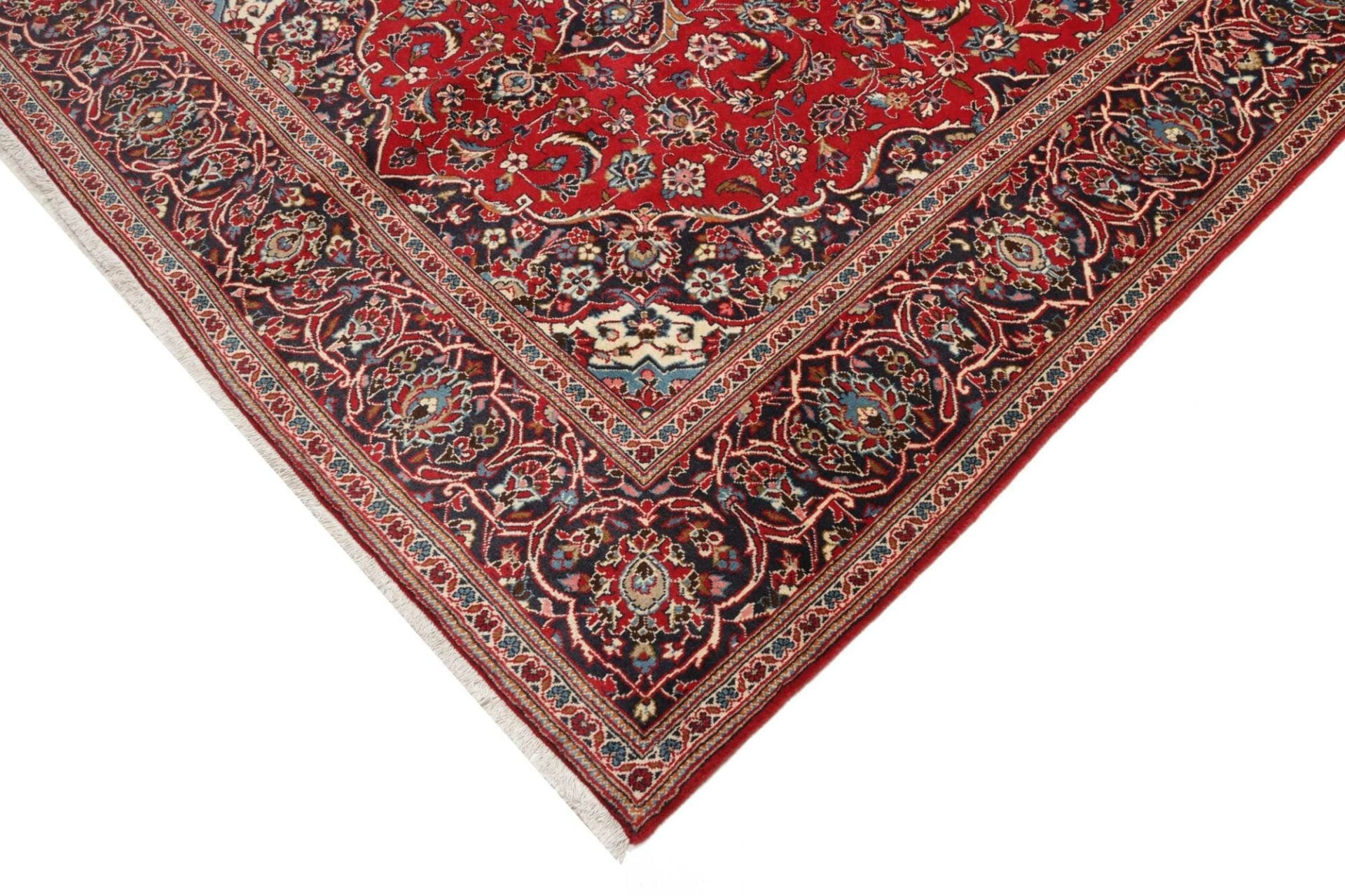 Kashan Perserteppich aus Iran, 199 × 303 cm