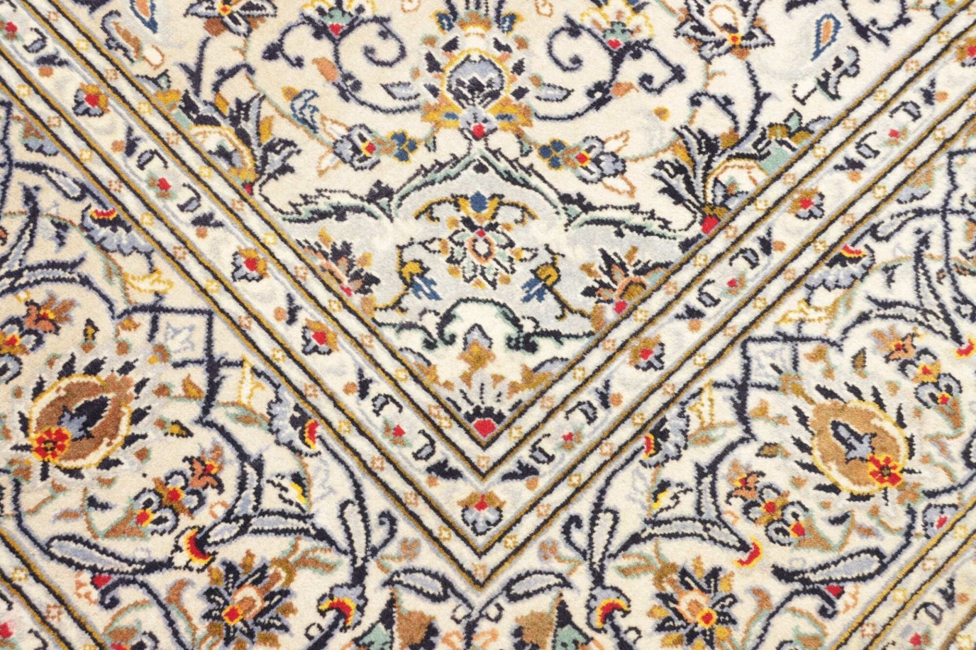Handgeknüpfter Kashan Perserteppich, 200 × 315 cm, Wolle